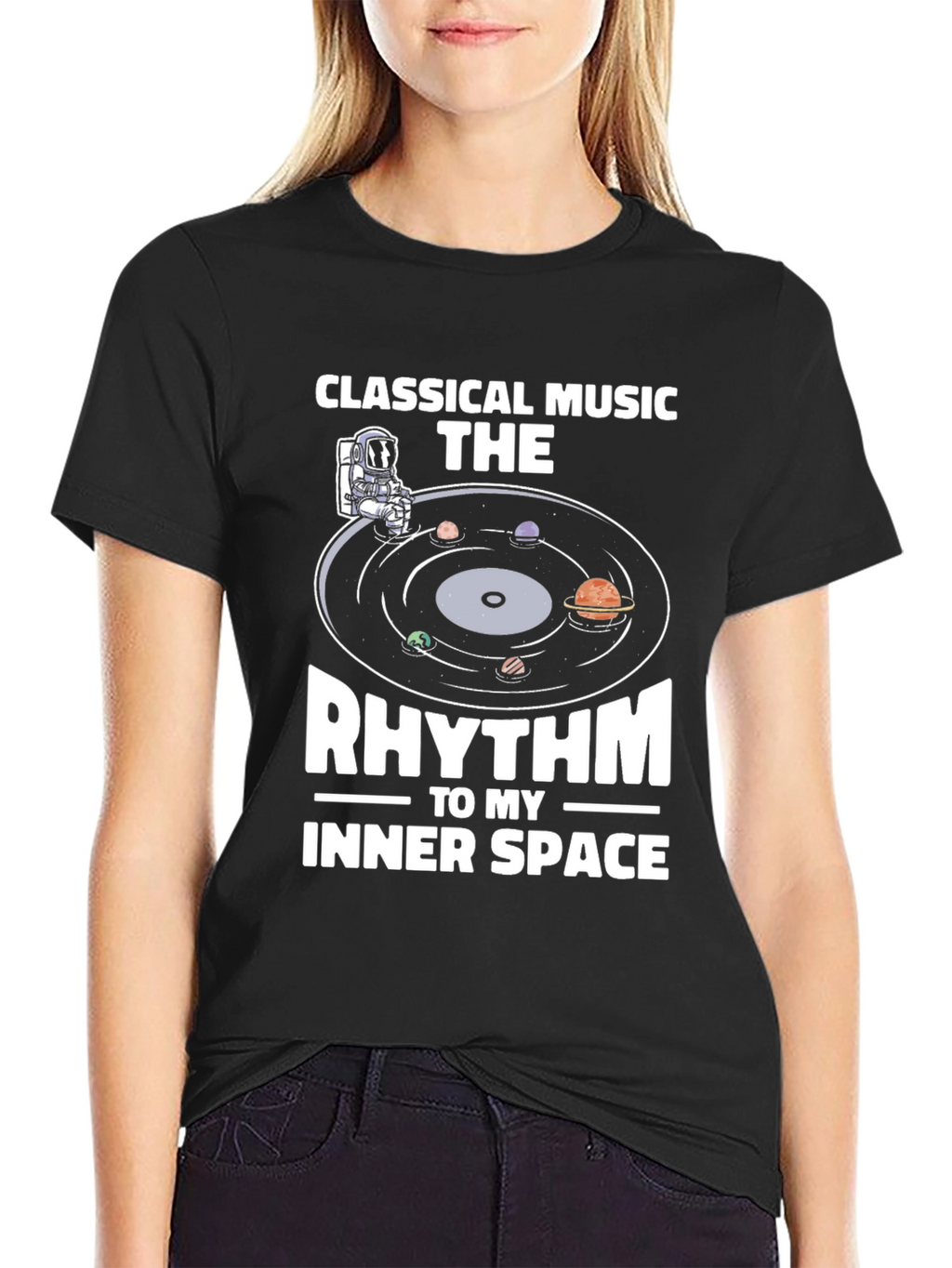 Classical Music Inner Space Rhythm Graphic T-Shirt