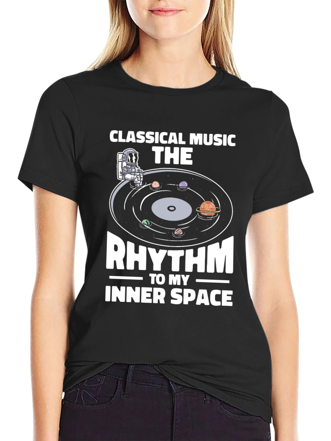 Classical Music Inner Space Rhythm Graphic T-Shirt