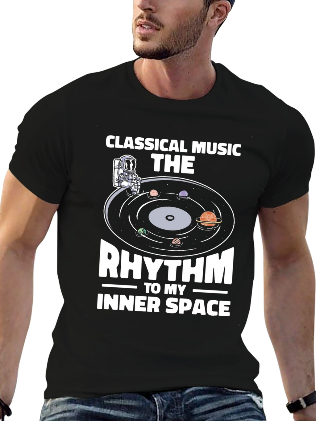 Classical Music Inner Space Rhythm Graphic T-Shirt