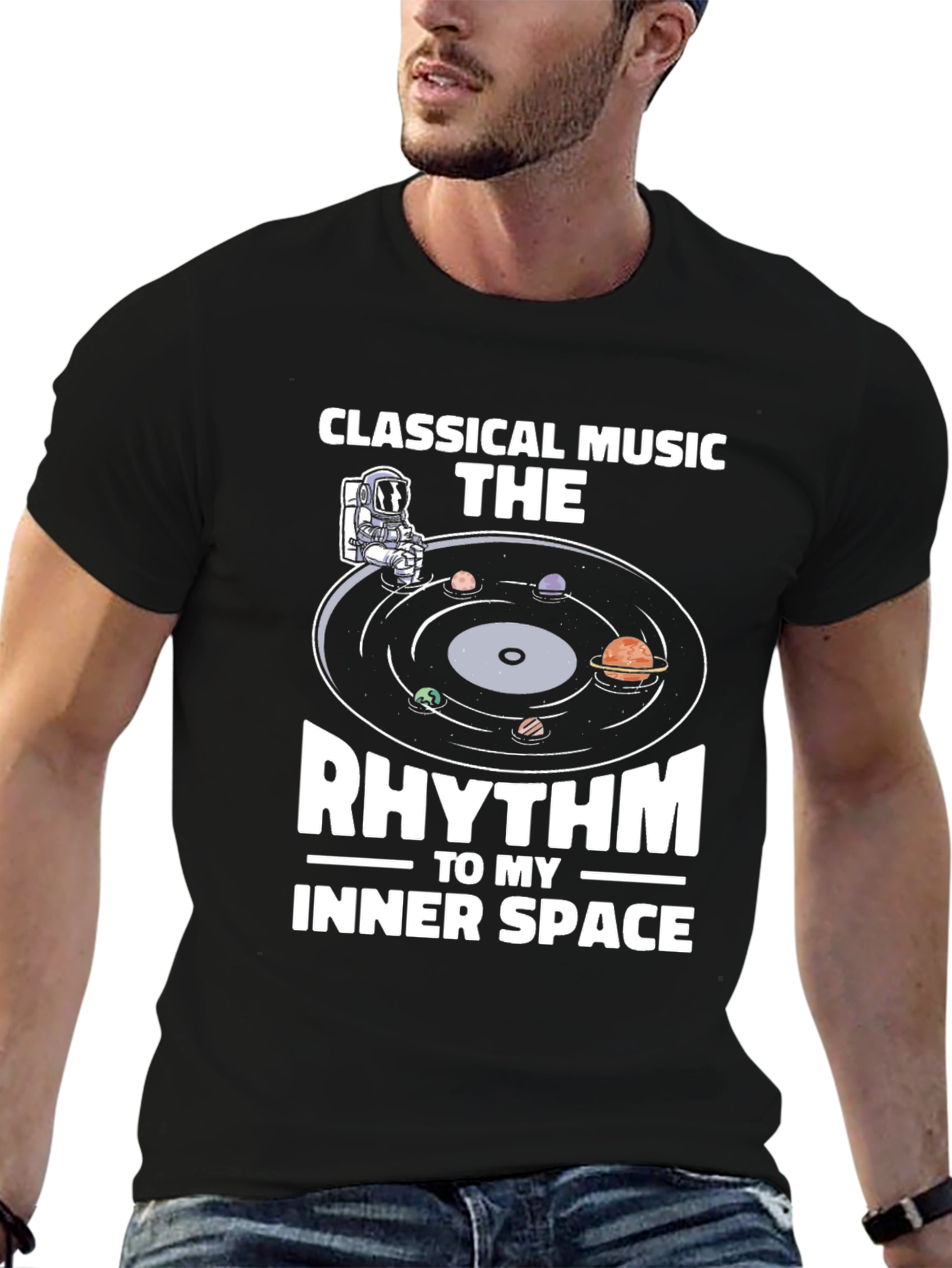 Classical Music Inner Space Rhythm Graphic T-Shirt