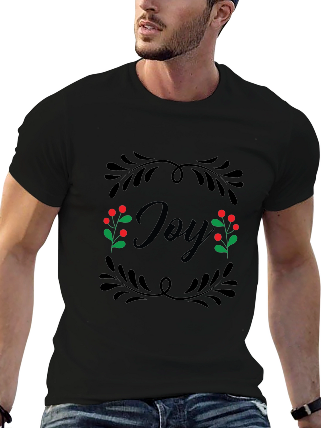 Joy Graphic Tee - Holiday Spirit