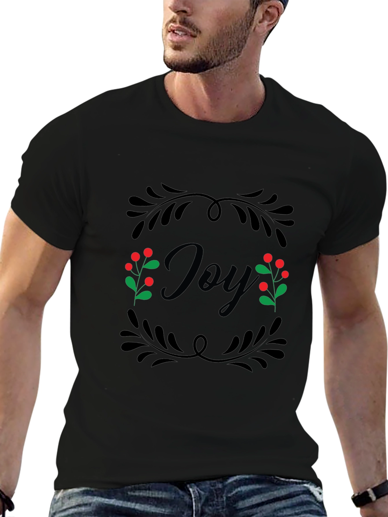 Joy Graphic Tee - Holiday Spirit