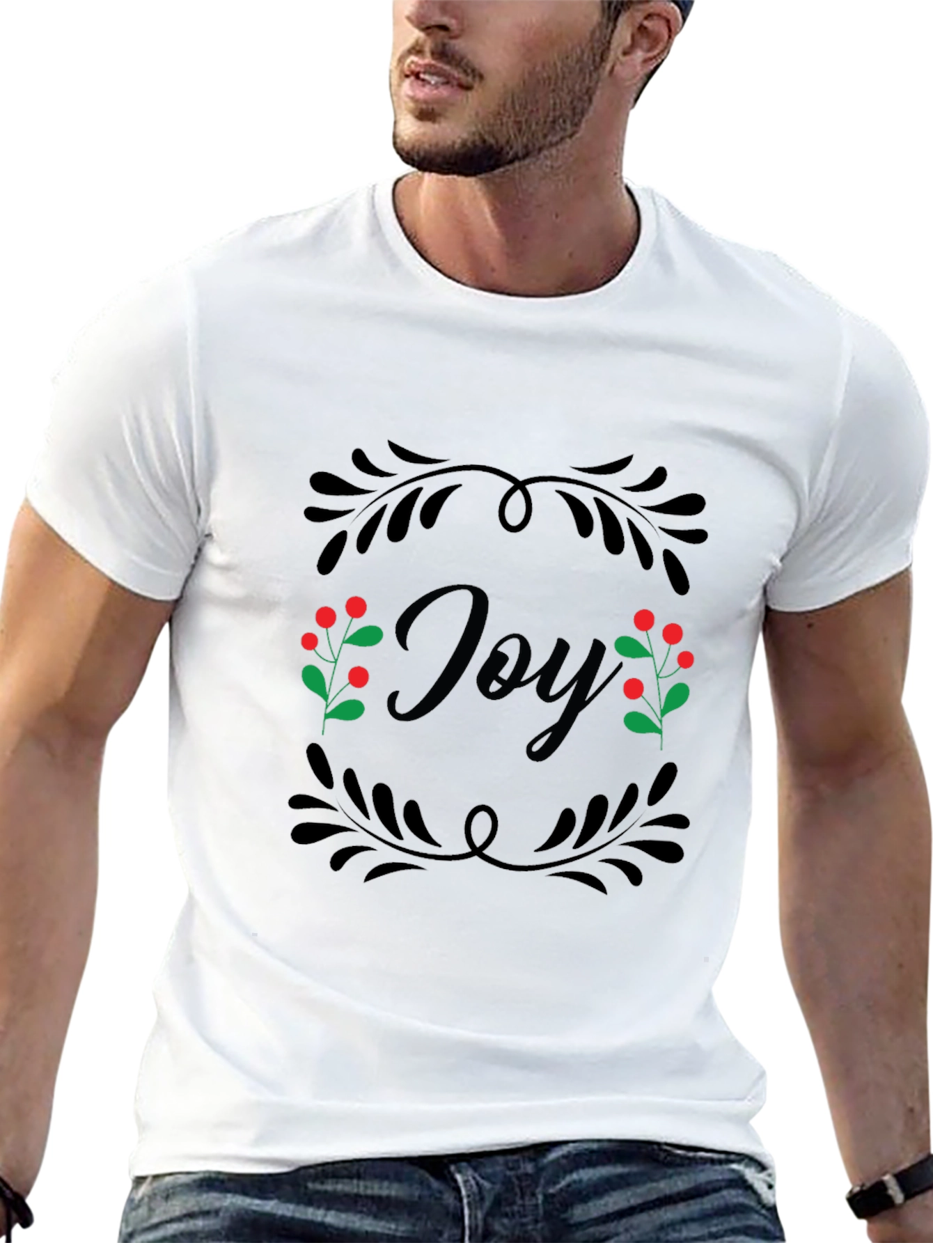 Joy Graphic Tee - Holiday Spirit