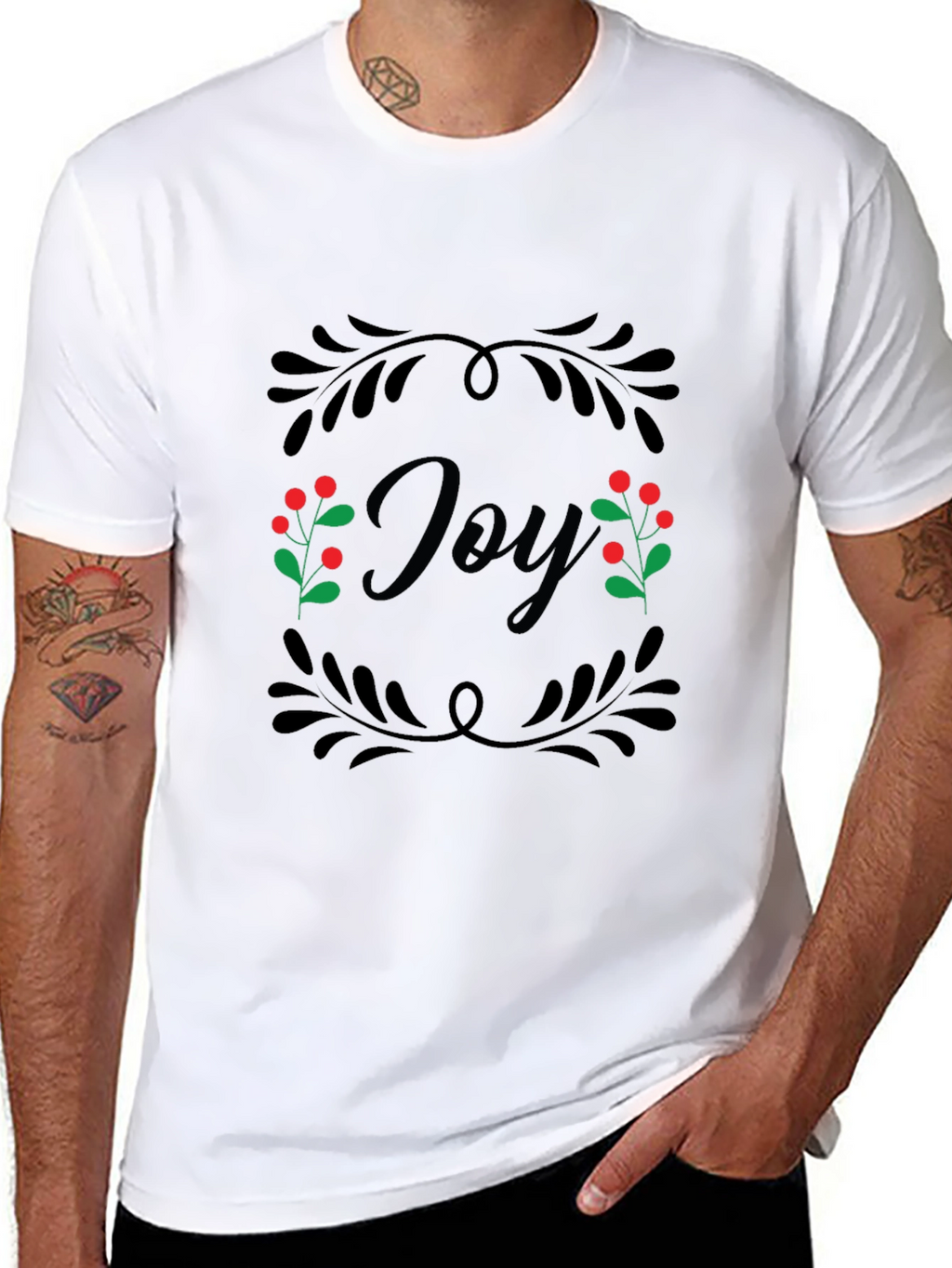 Joy Graphic Tee - Holiday Spirit