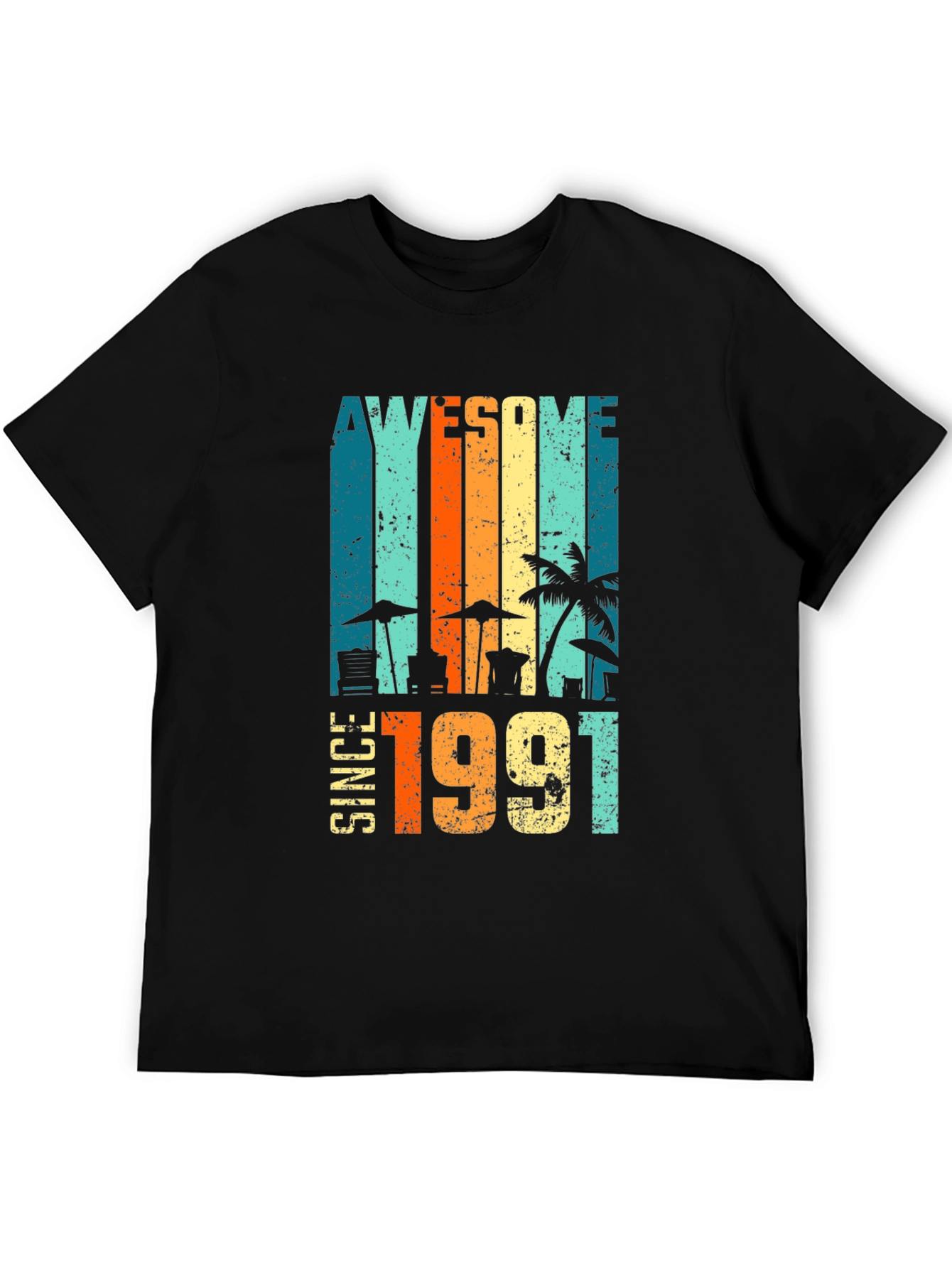 Awesome Since 1991 Graphic Tee - Retro Birthday T-Shirt