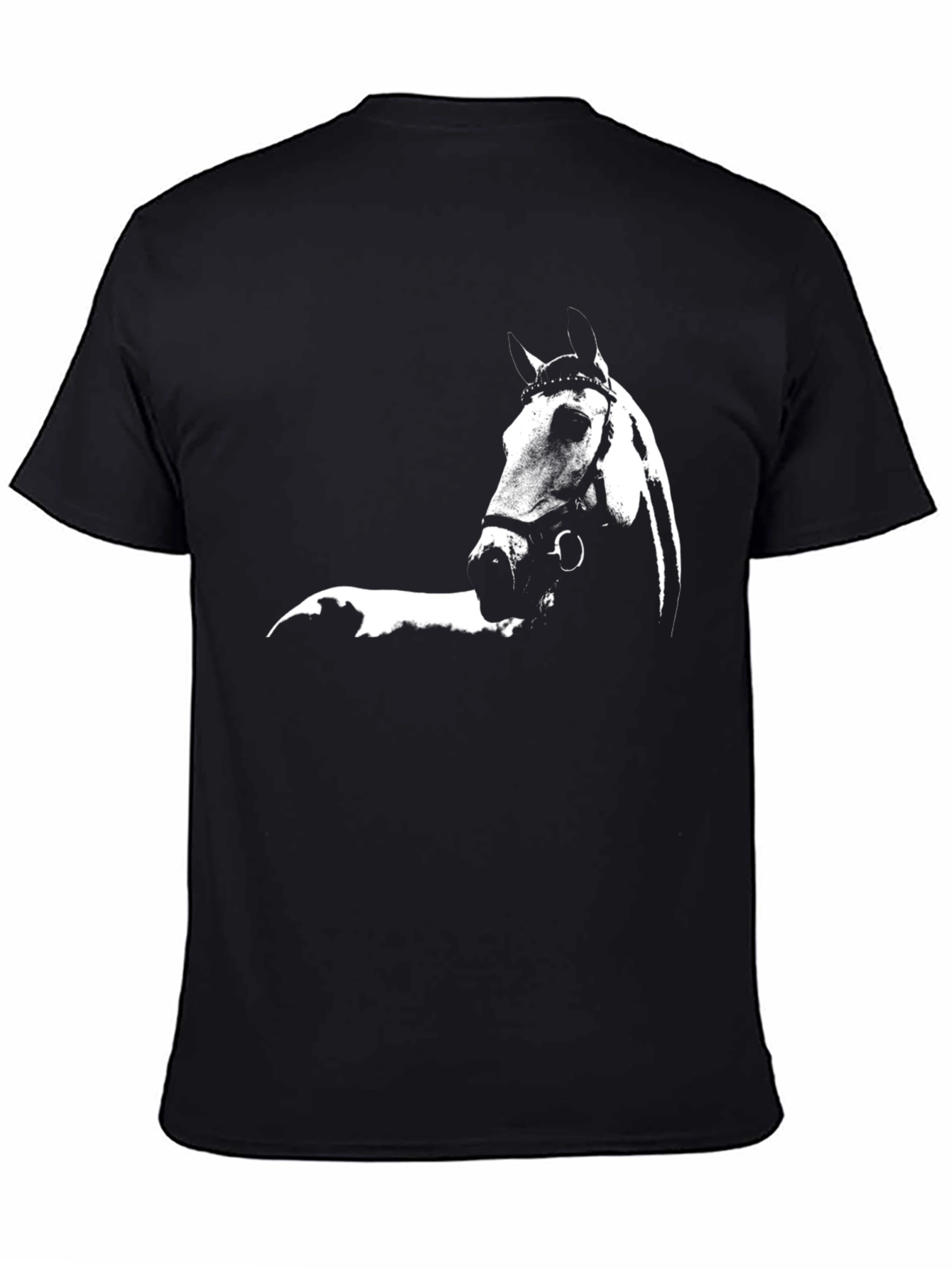 Horse Graphic Black T-Shirt