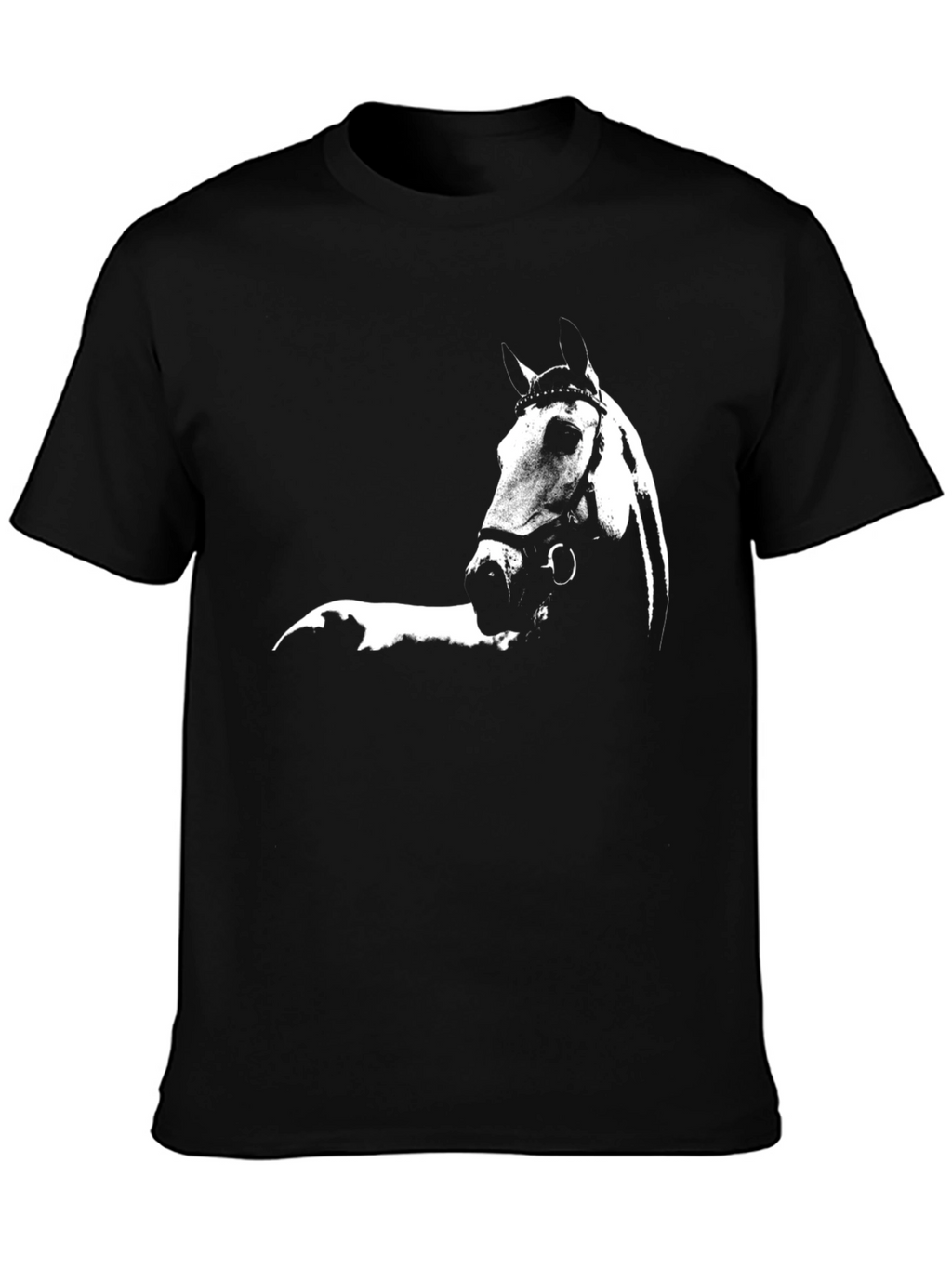 Horse Graphic Black T-Shirt