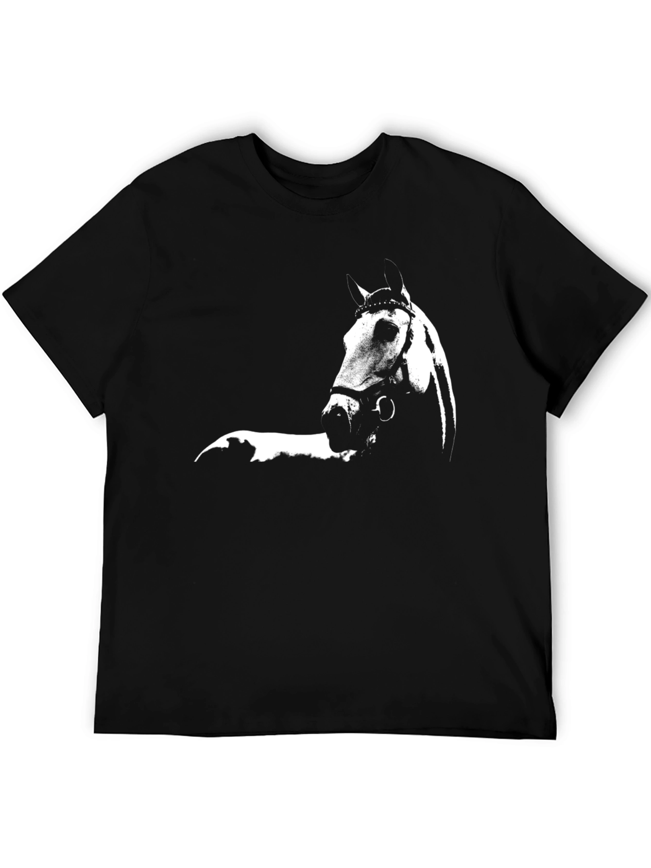Horse Graphic Black T-Shirt