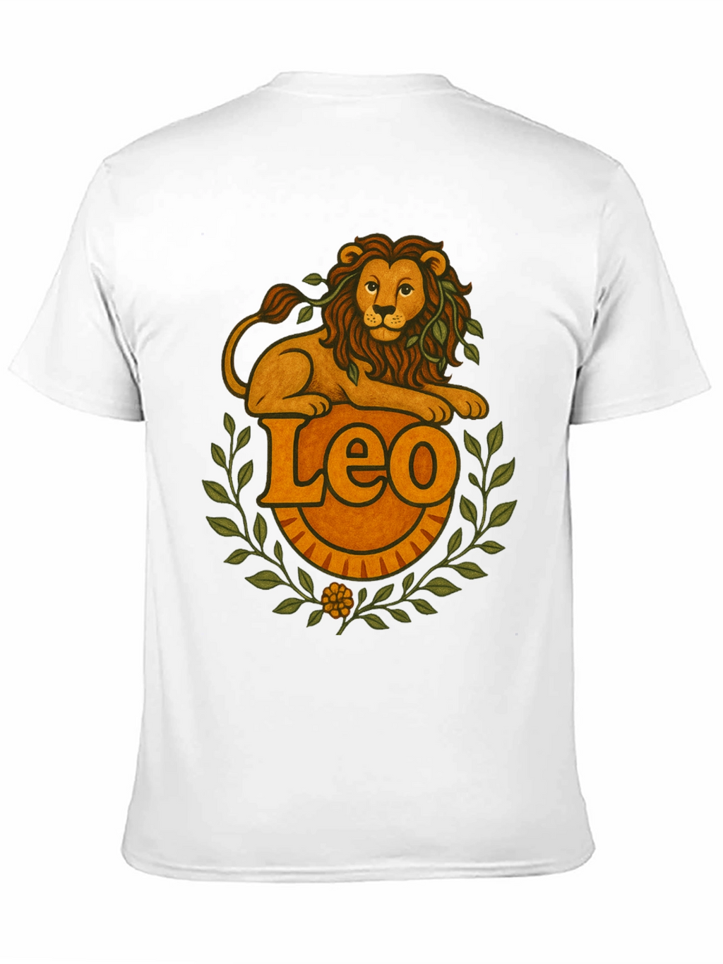 Leo Zodiac Graphic T-Shirt - Black Tee