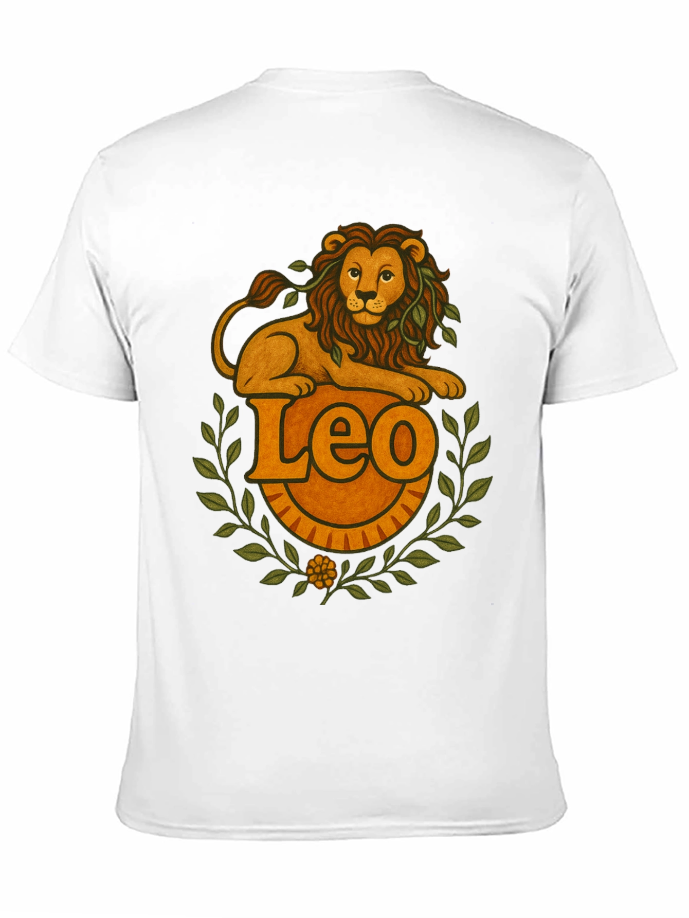 Leo Zodiac Graphic T-Shirt - Black Tee