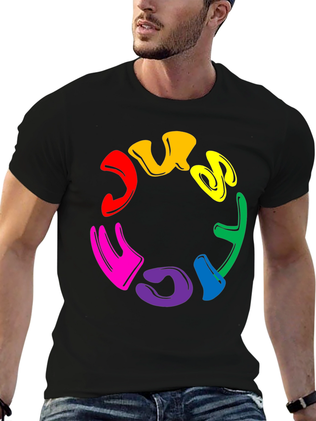 Just Do It Rainbow T-Shirt