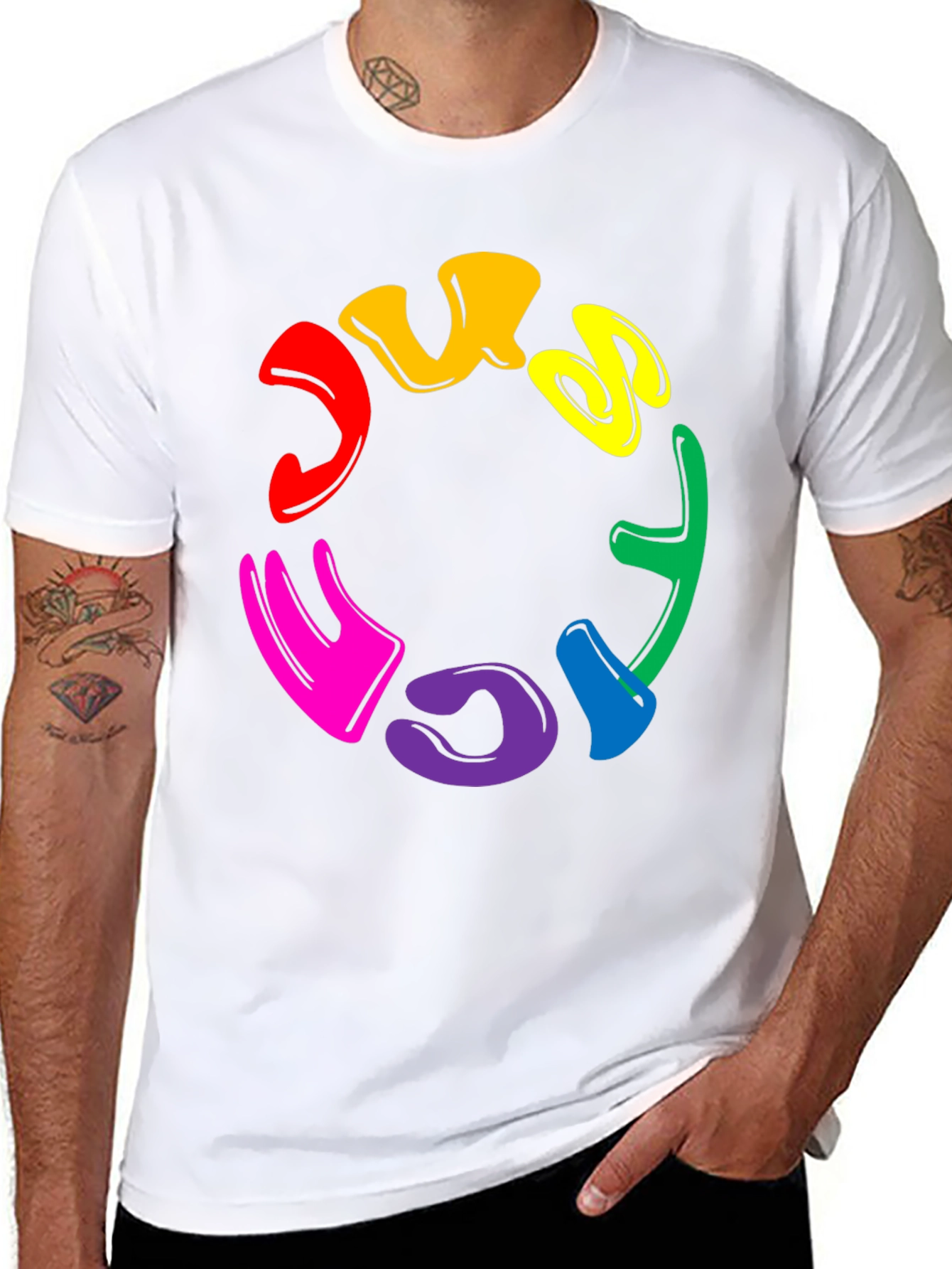 Just Do It Rainbow T-Shirt