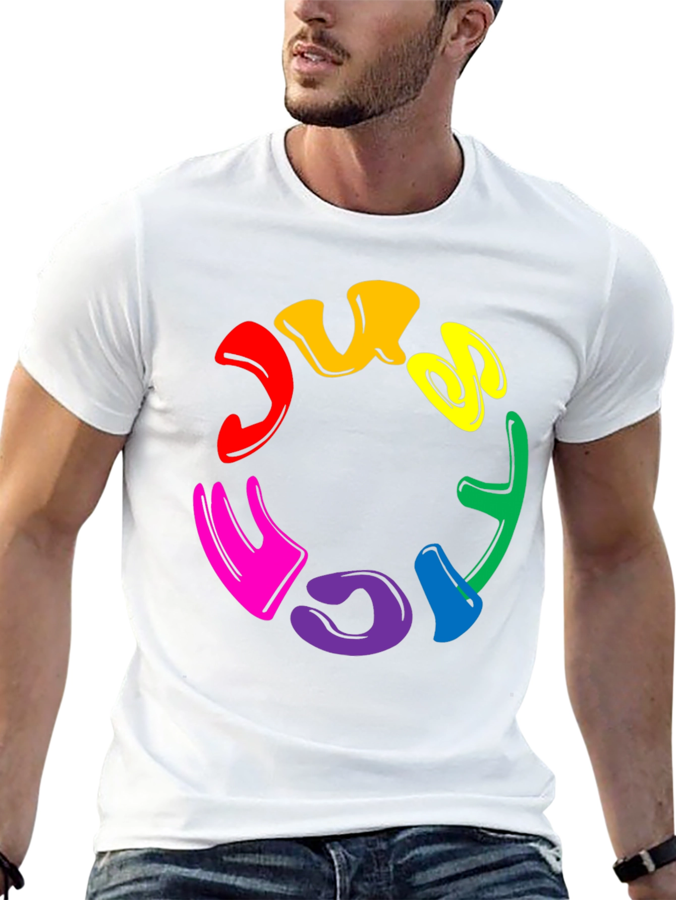 Just Do It Rainbow T-Shirt