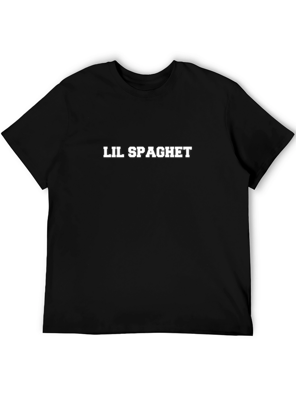 Lil Spaghetti Black Graphic T-Shirt