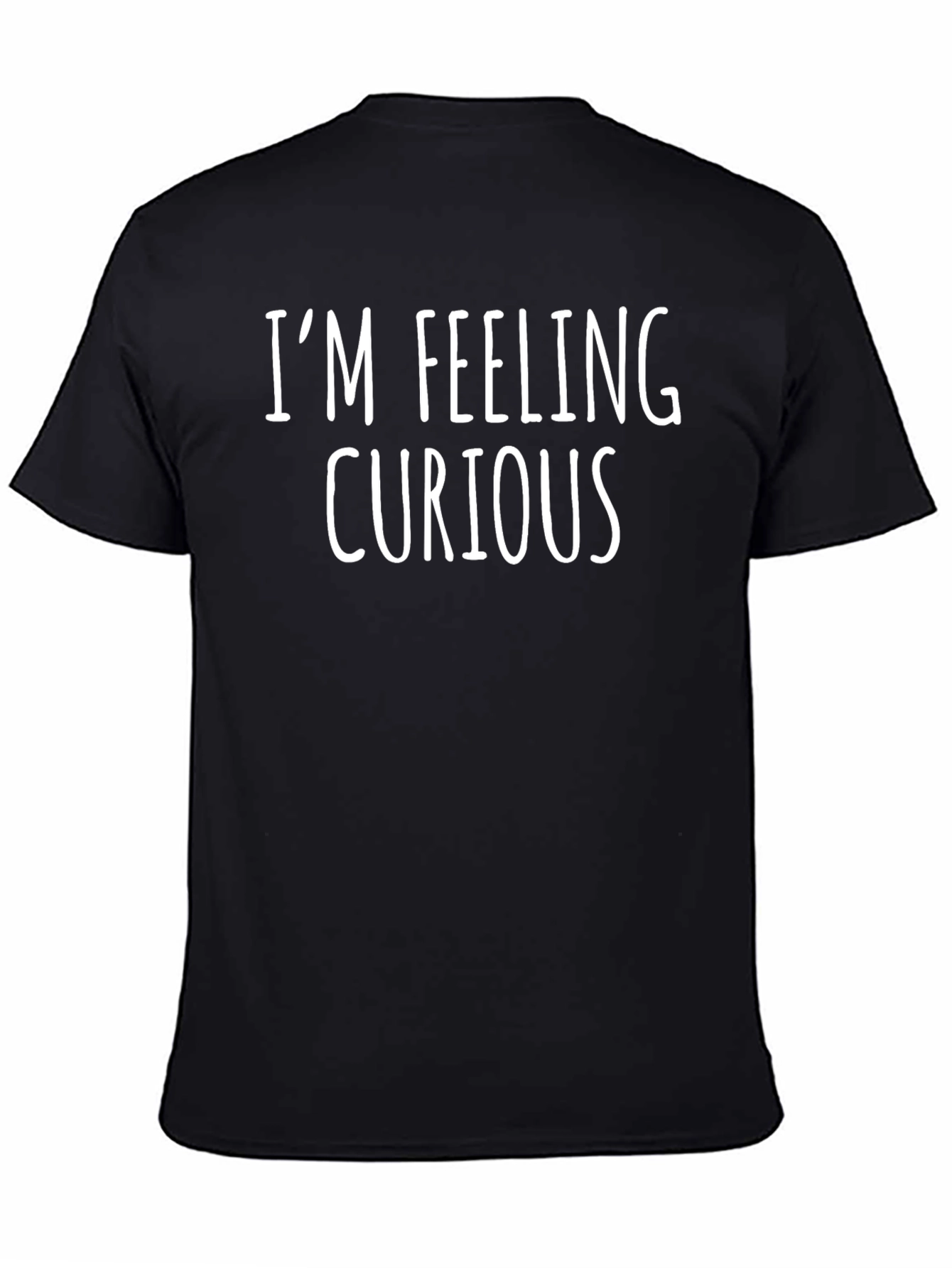 Im Feeling Curious Black T-Shirt