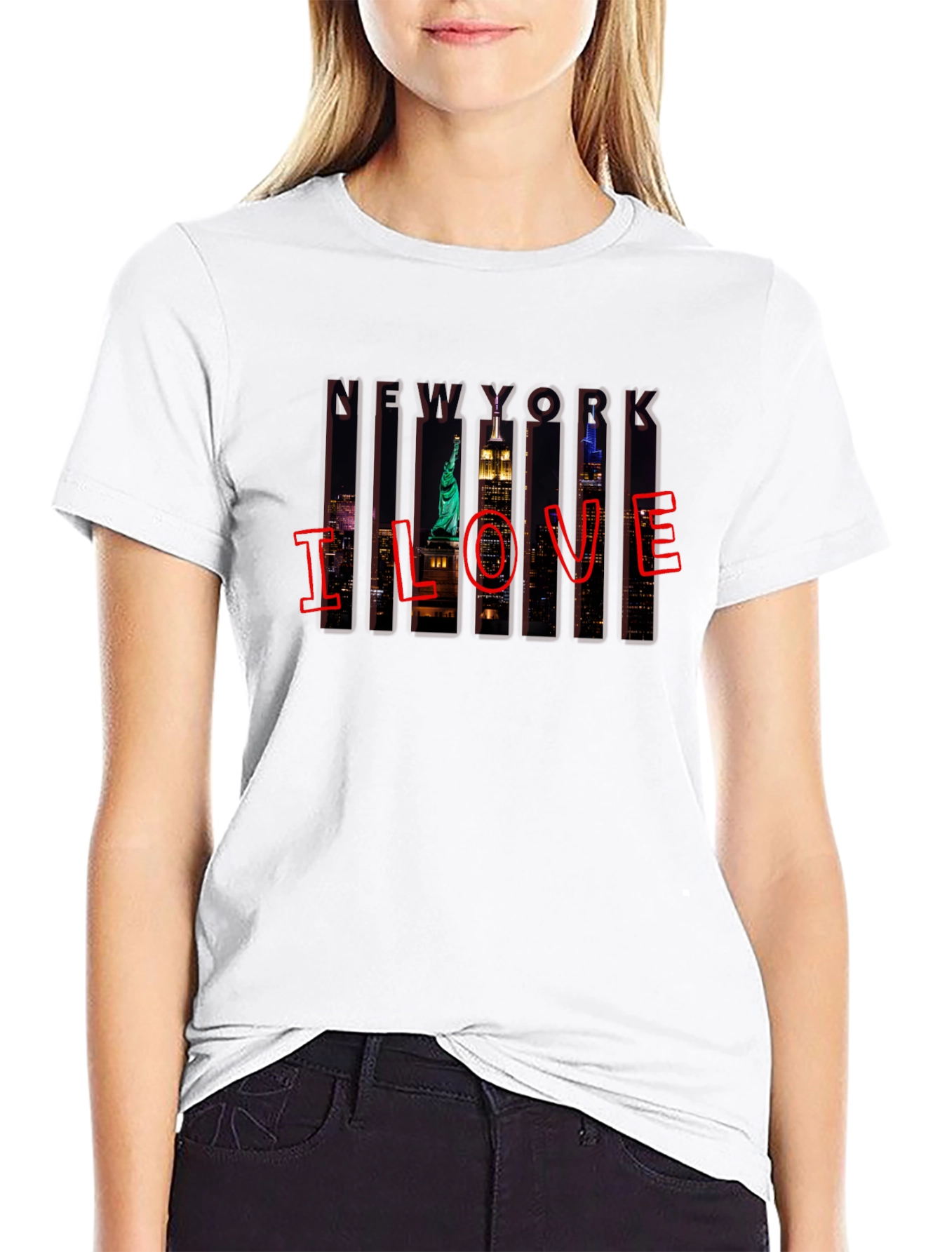I Love New York Black T-Shirt