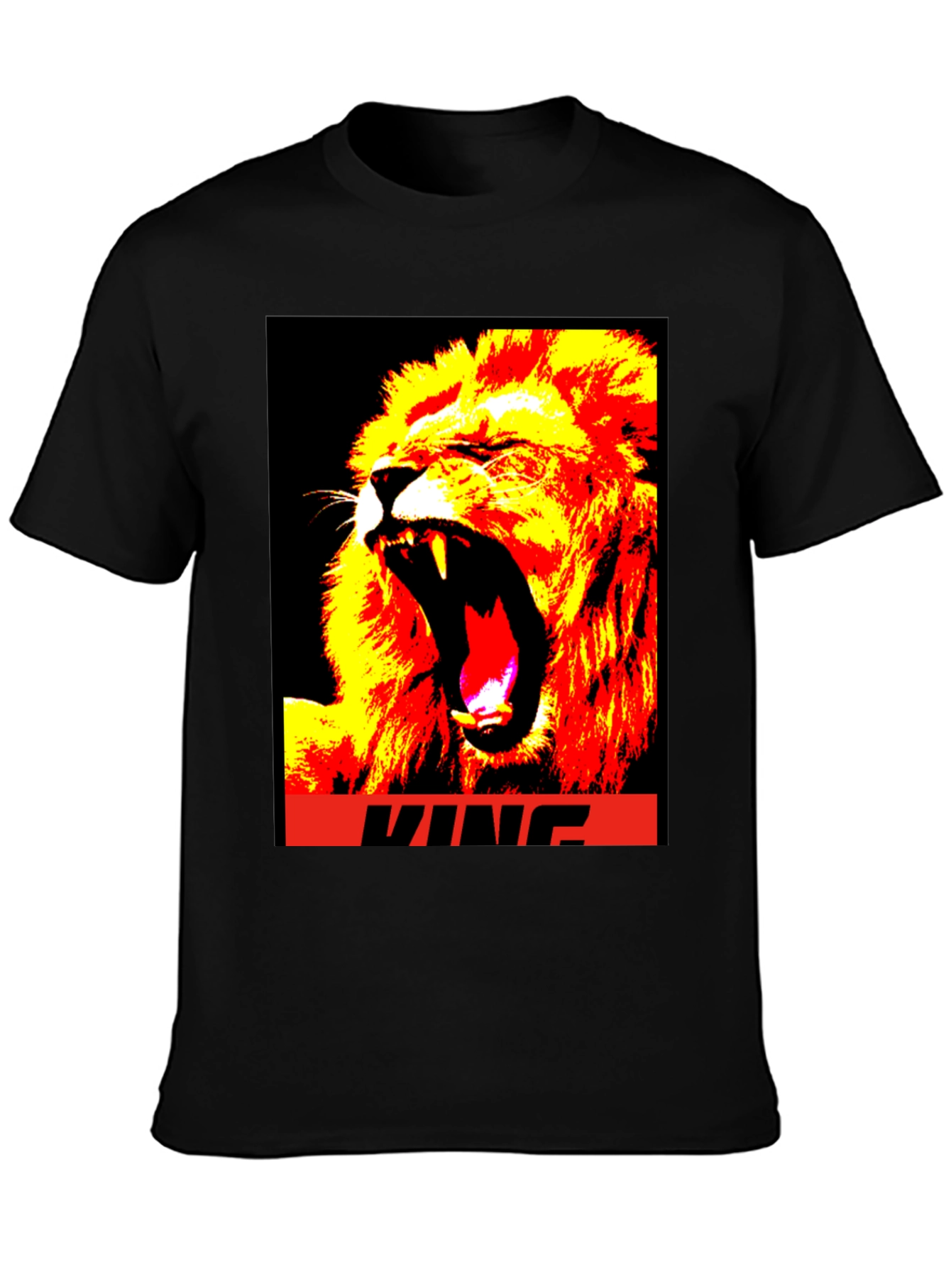 Lion King Graphic T-Shirt - Black