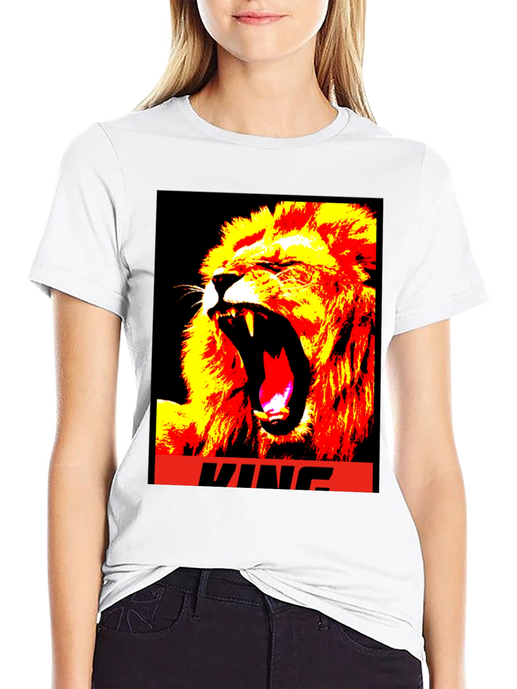 Lion King Graphic T-Shirt - Black