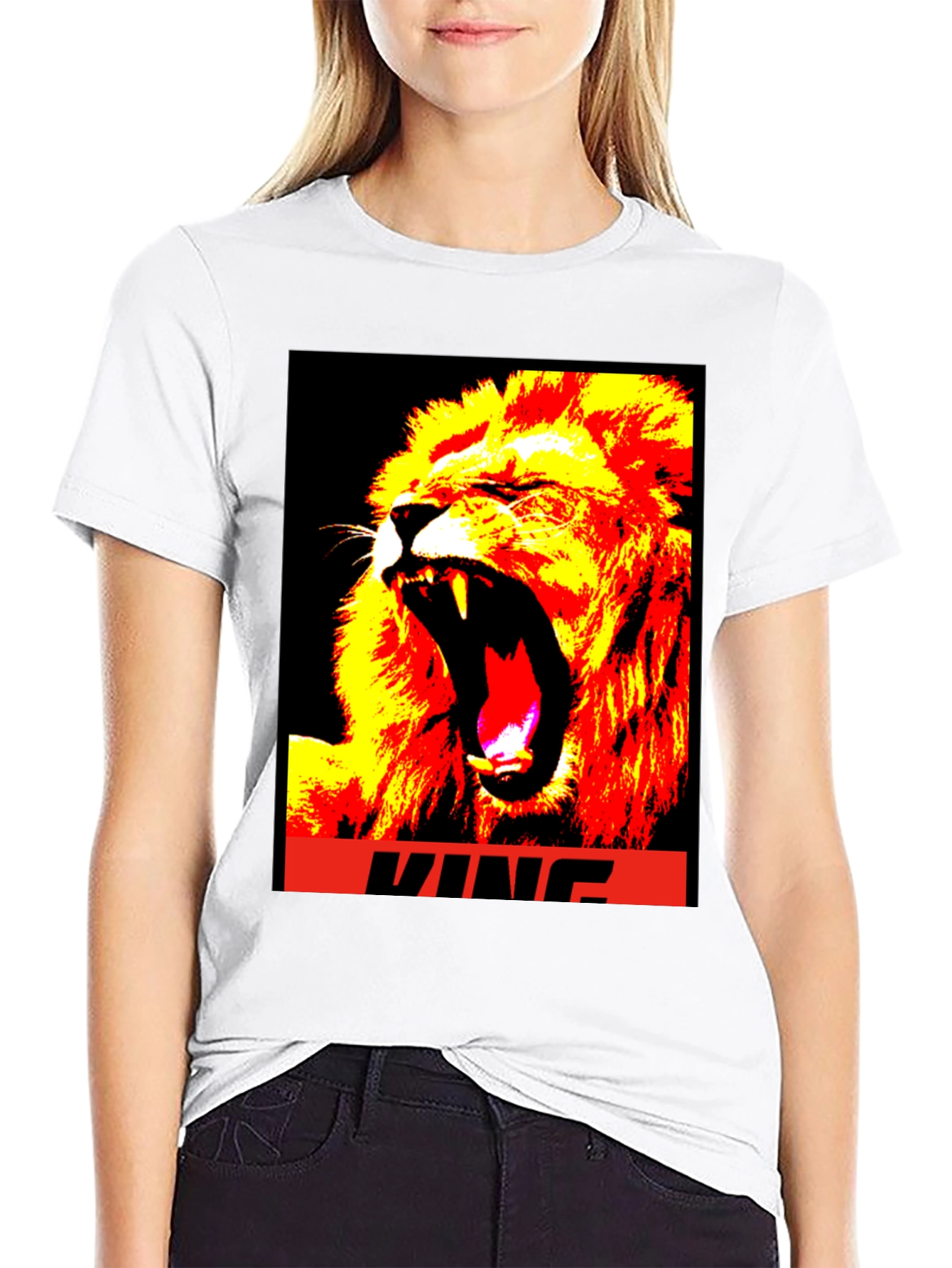 Lion King Graphic T-Shirt - Black