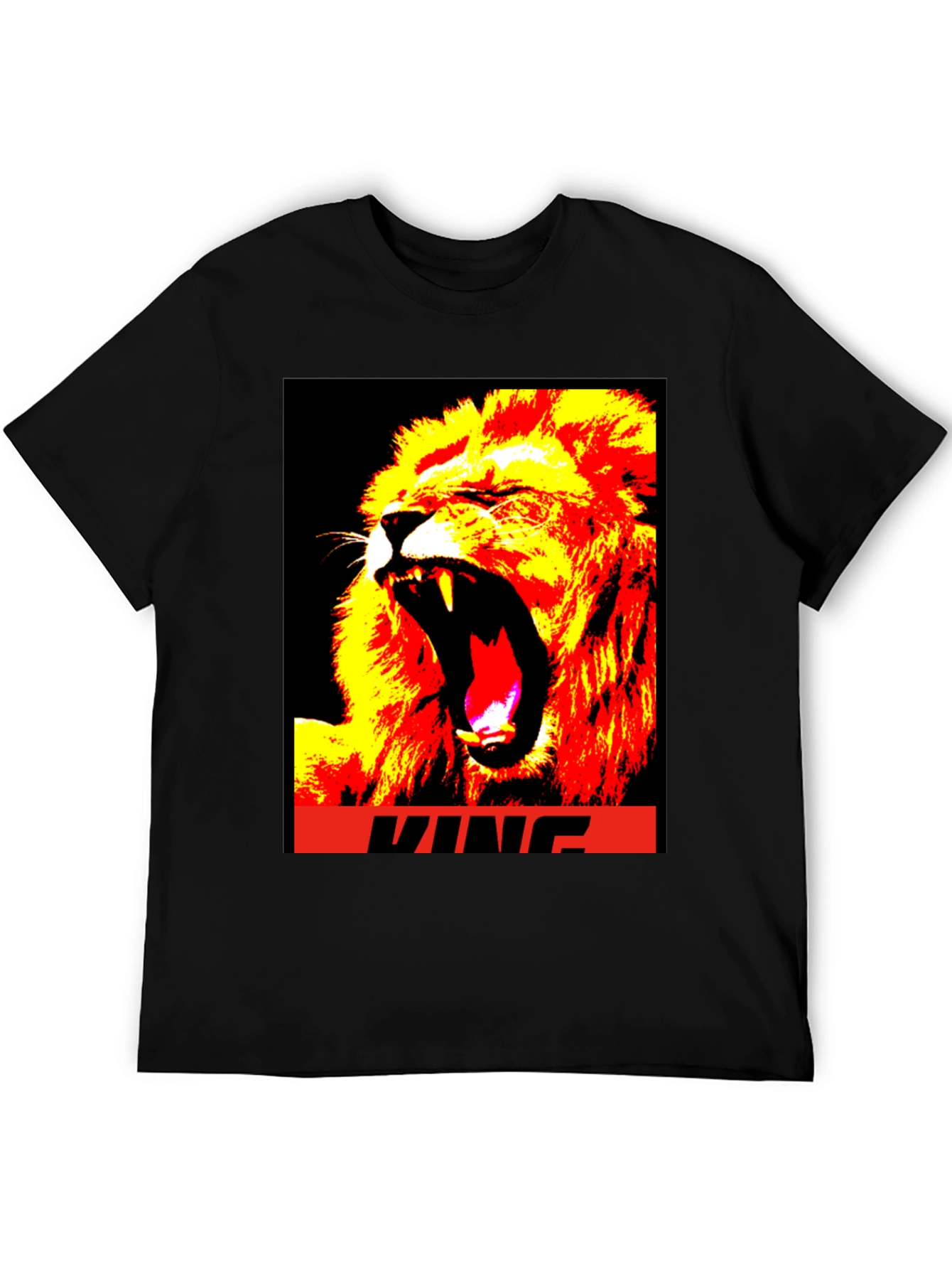 Lion King Graphic T-Shirt - Black