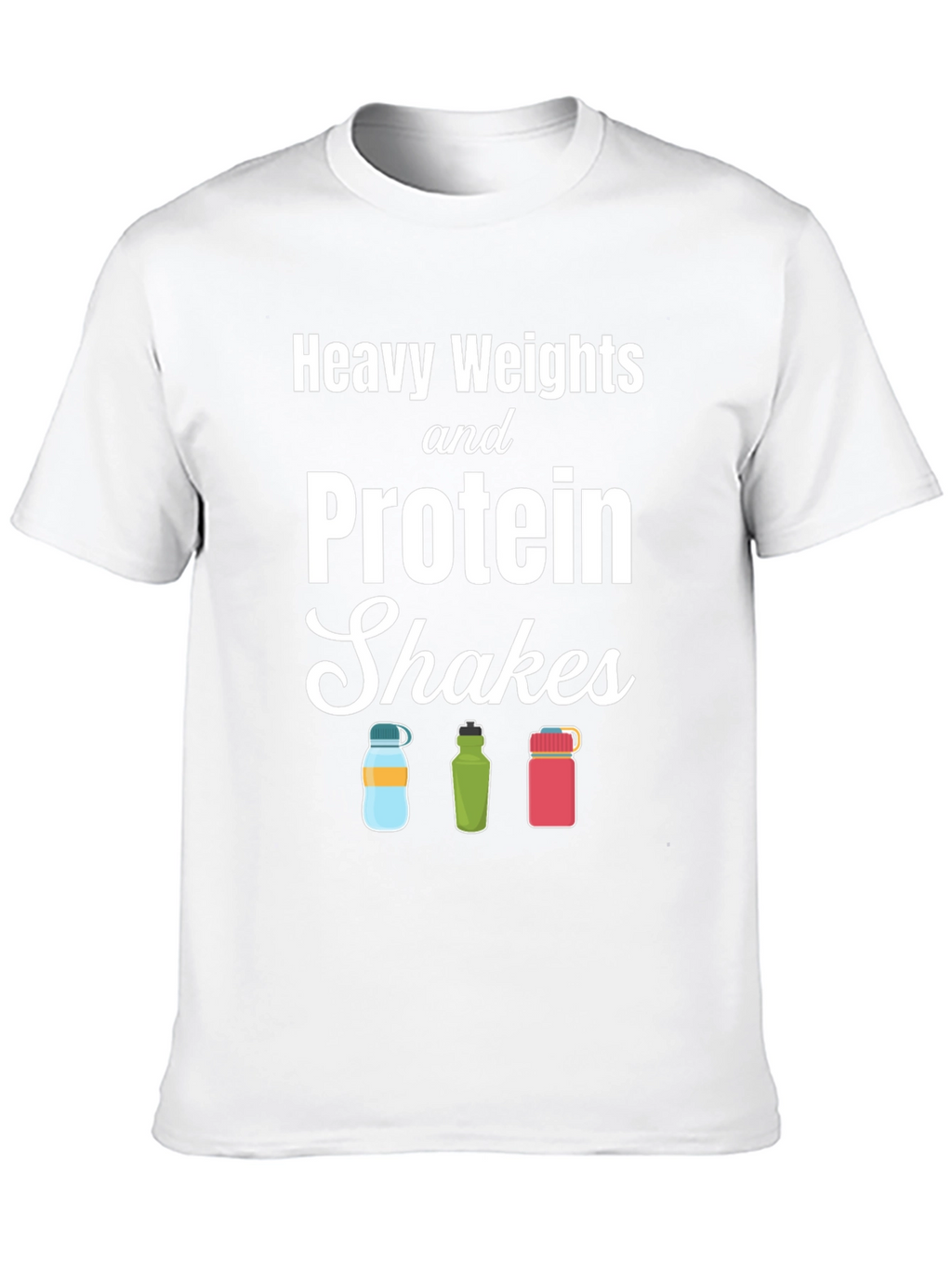 Heavy Weights & Protein Shakes Graphic T-Shirt