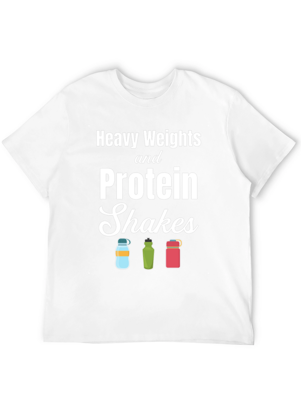 Heavy Weights & Protein Shakes Graphic T-Shirt