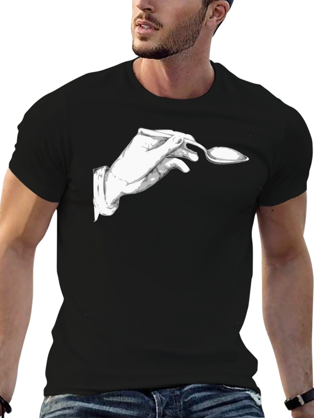 Novelty Hand & Spoon Graphic Tee