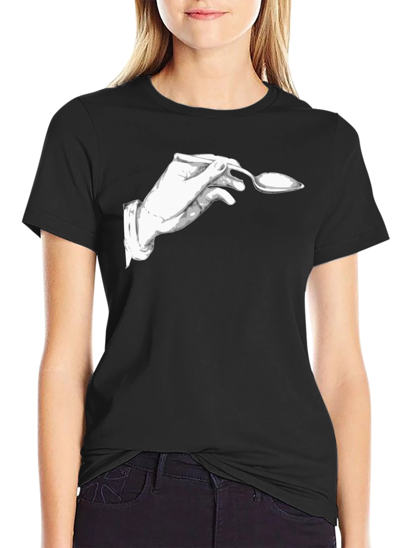 Novelty Hand & Spoon Graphic Tee