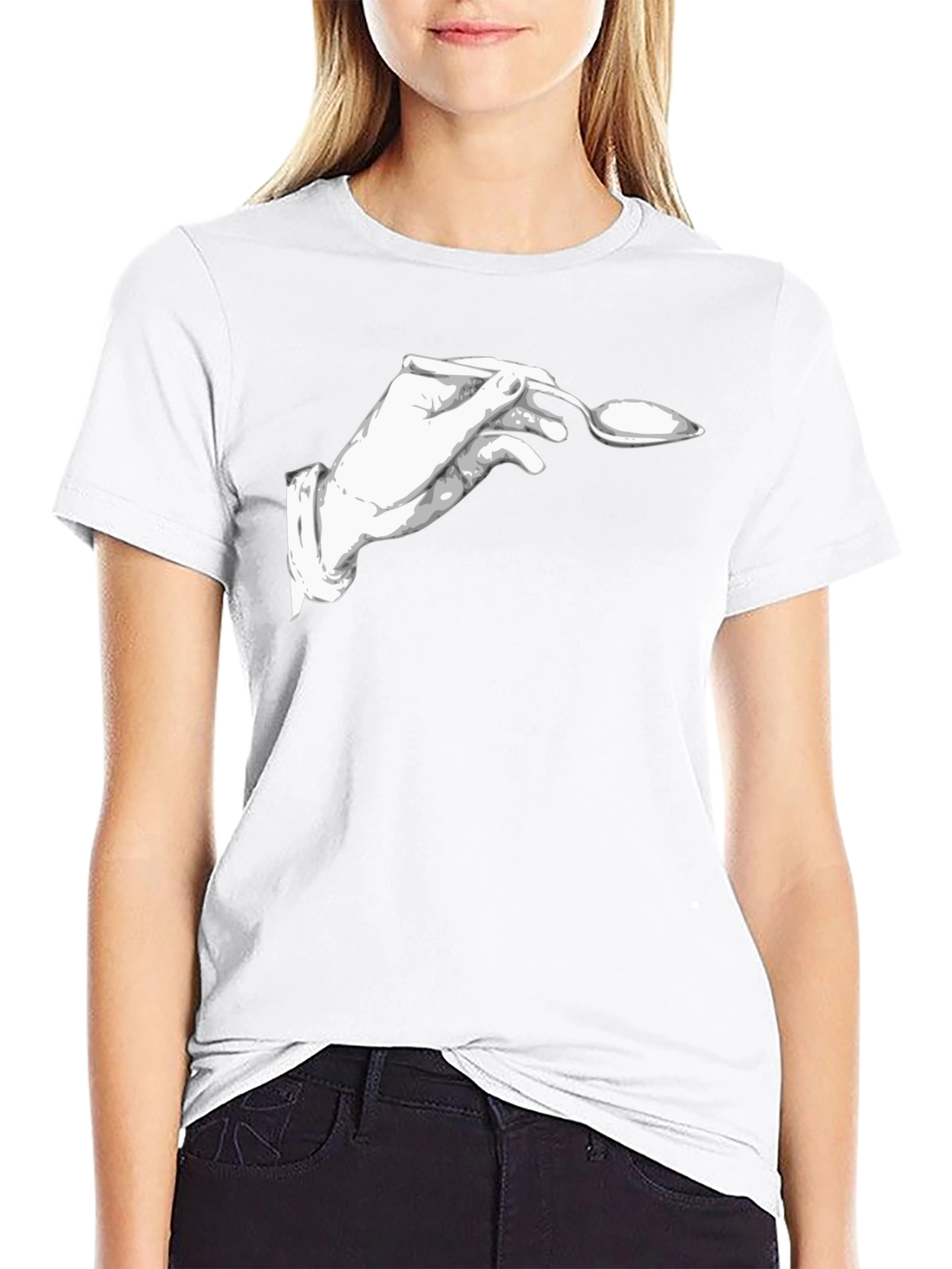 Novelty Hand & Spoon Graphic Tee
