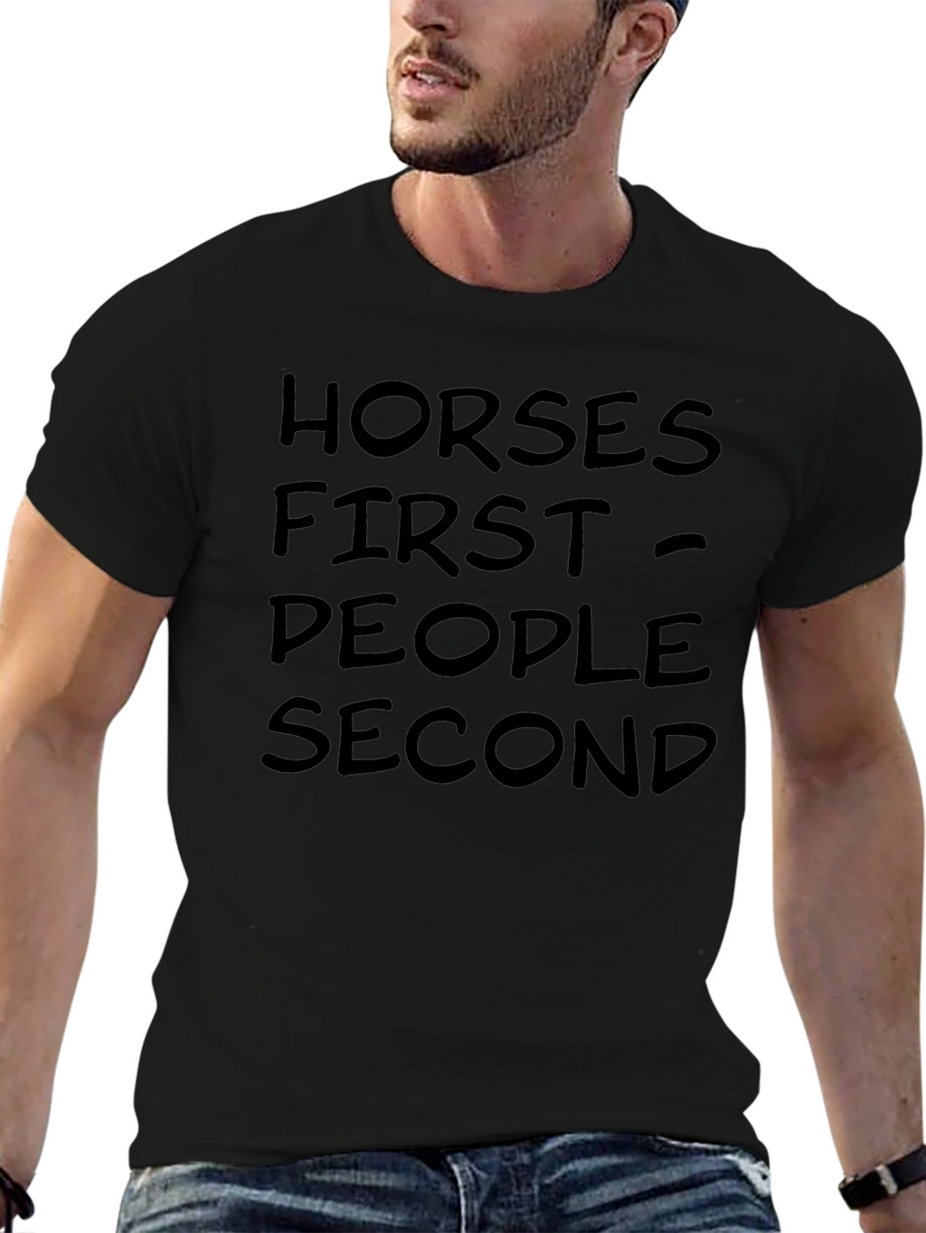 Horses First People Second T-Shirt