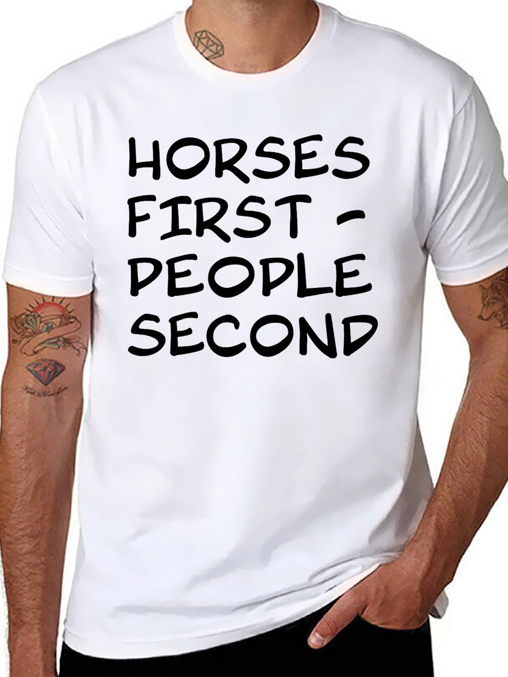 Horses First People Second T-Shirt