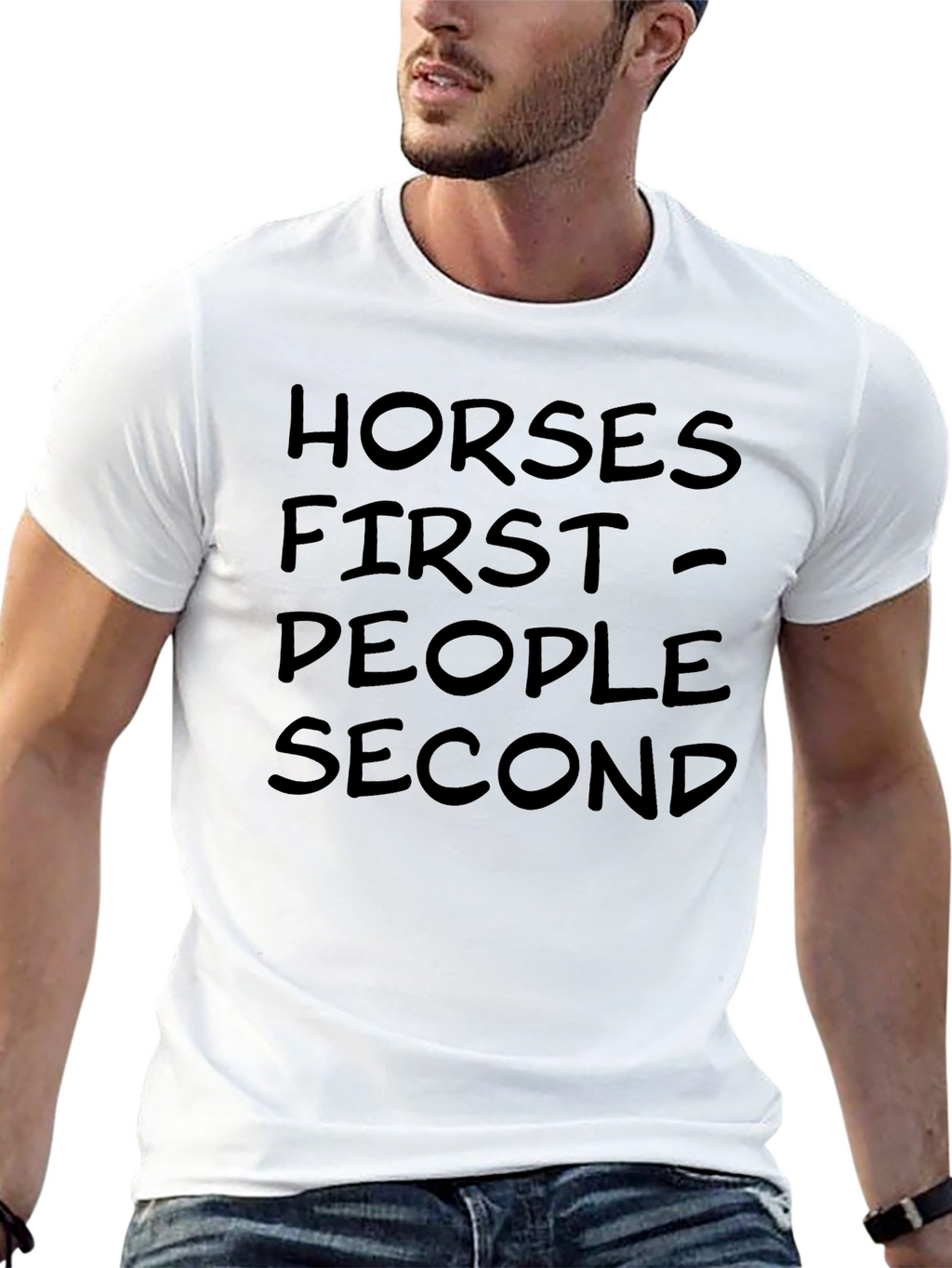 Horses First People Second T-Shirt
