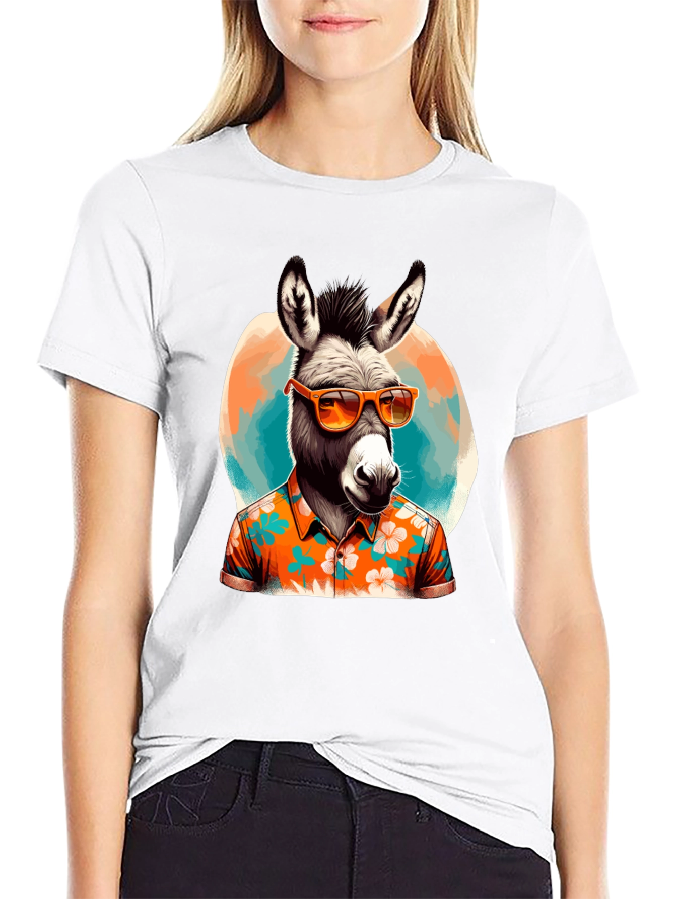 Cool Donkey Hawaiian Shirt Tee