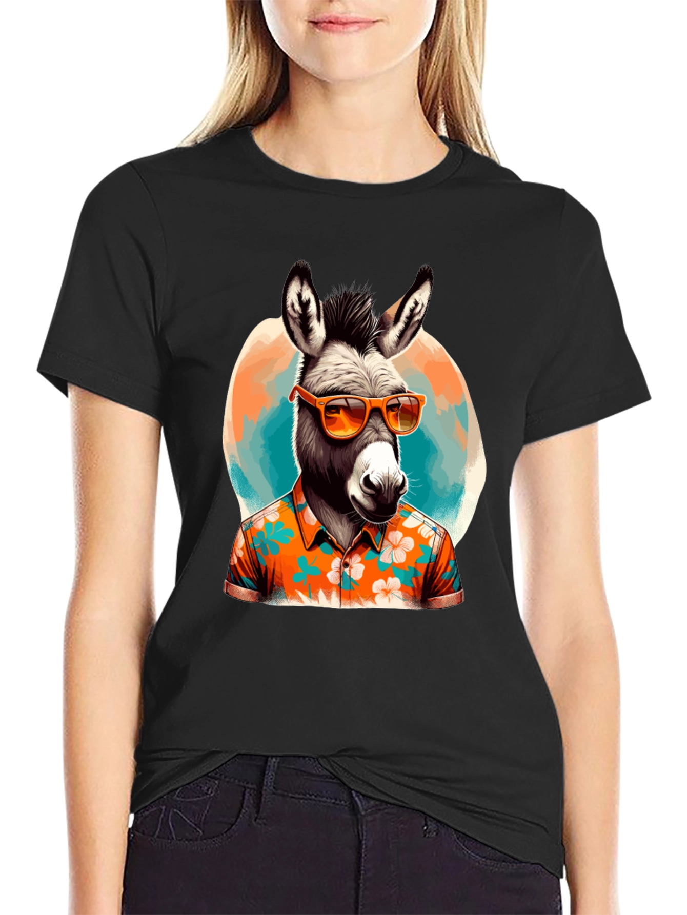 Cool Donkey Hawaiian Shirt Tee