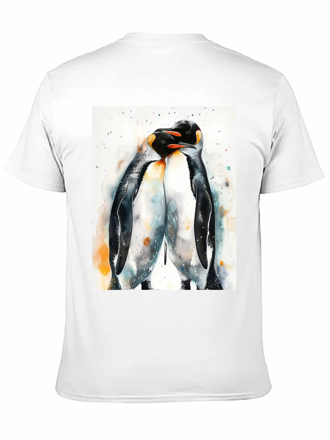 Penguin Love Black T-Shirt