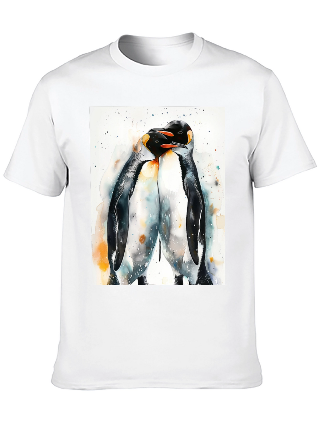 Penguin Love Black T-Shirt