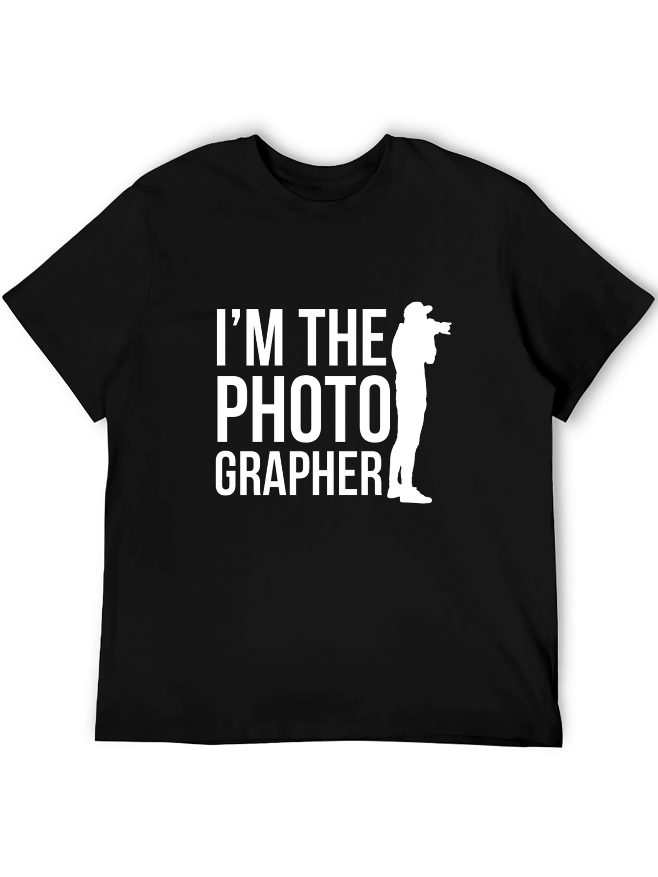 Im The Photographer T-Shirt - Black Graphic Tee