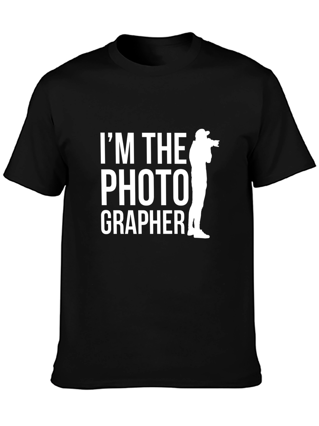 Im The Photographer T-Shirt - Black Graphic Tee