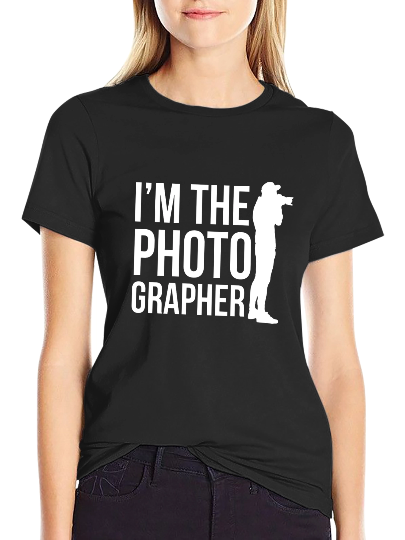 Im The Photographer T-Shirt - Black Graphic Tee