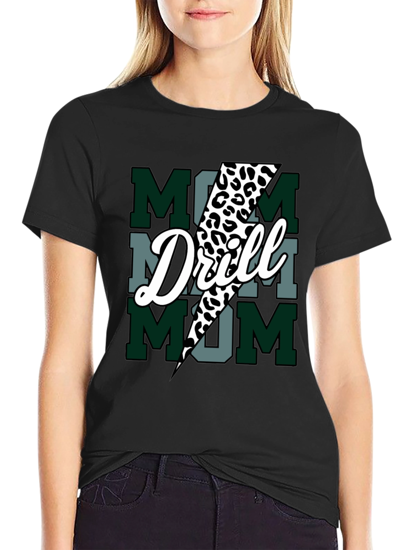 Drill Mom Graphic Tee - Trendy Sports Mom Apparel