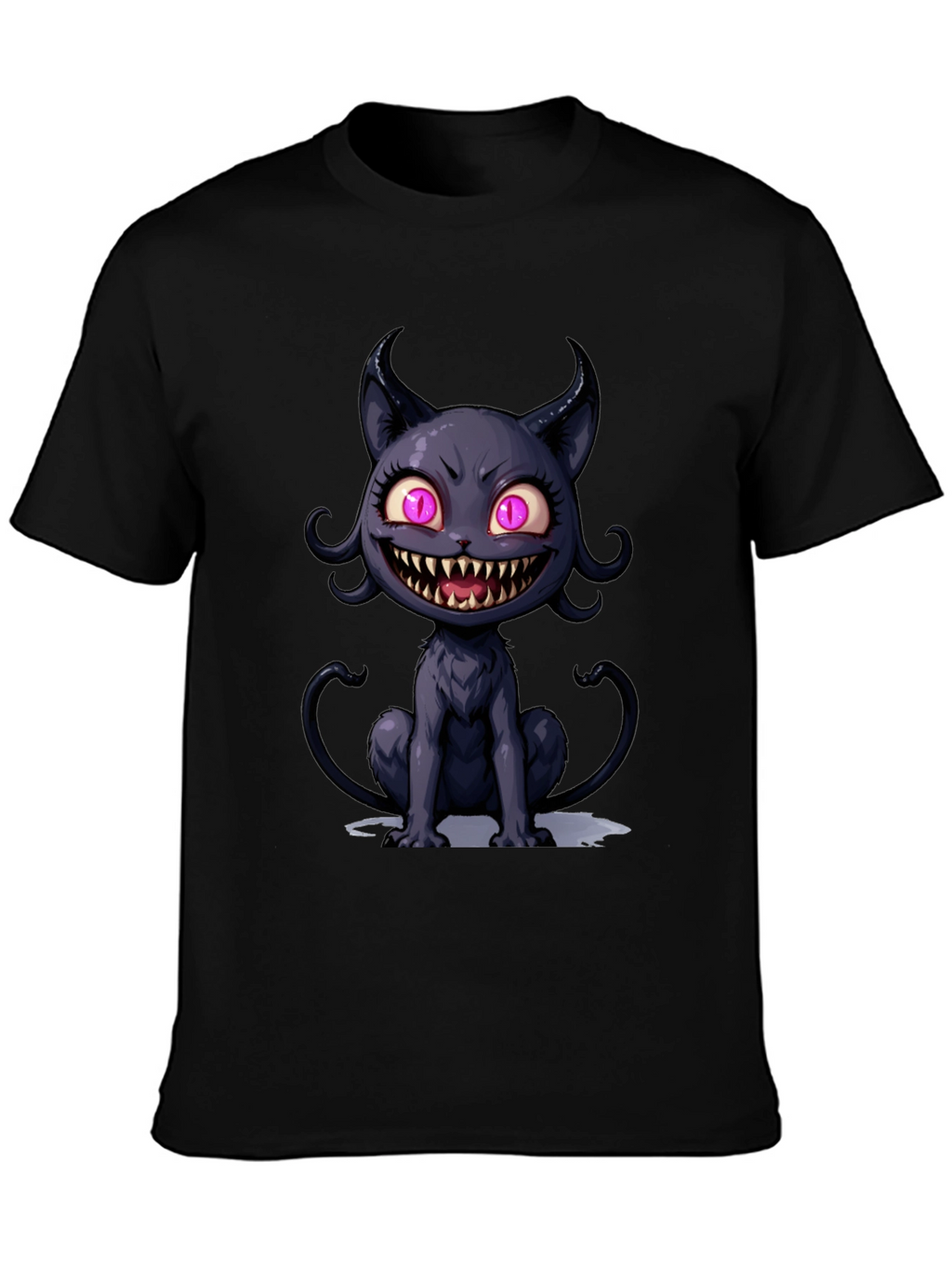 Creepy Cat T-Shirt - Halloween Apparel