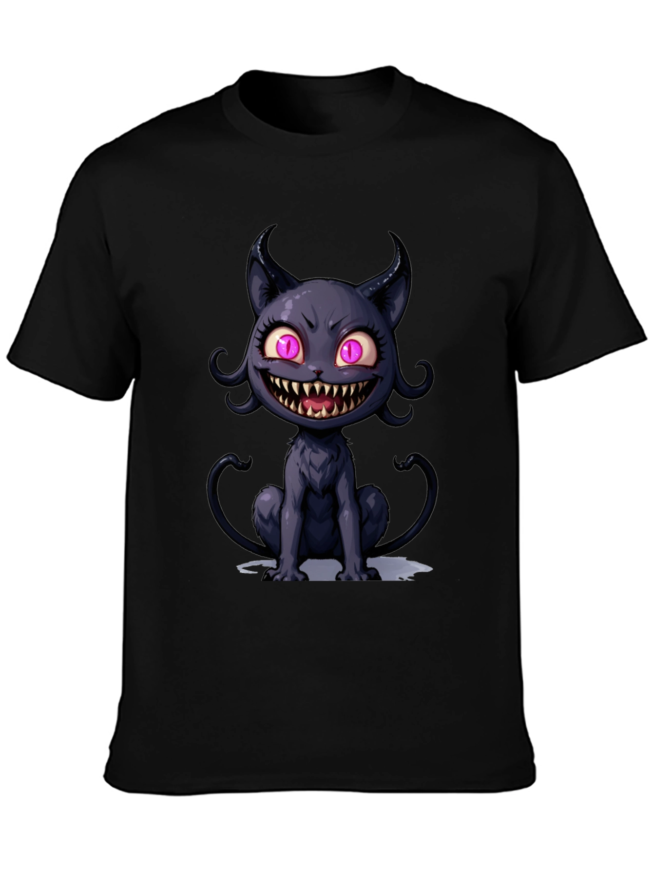 Creepy Cat T-Shirt - Halloween Apparel