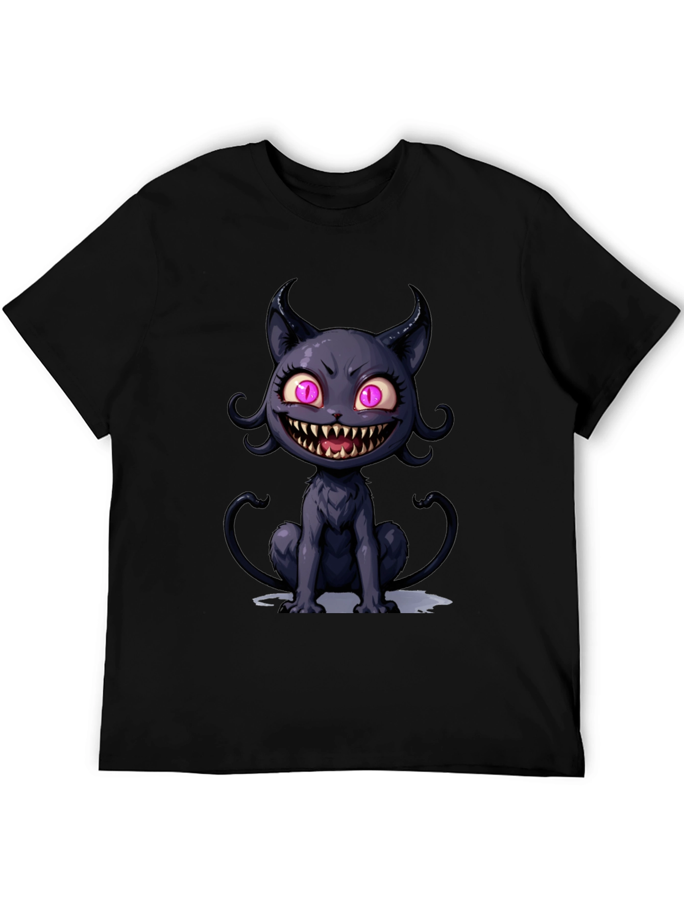 Creepy Cat T-Shirt - Halloween Apparel