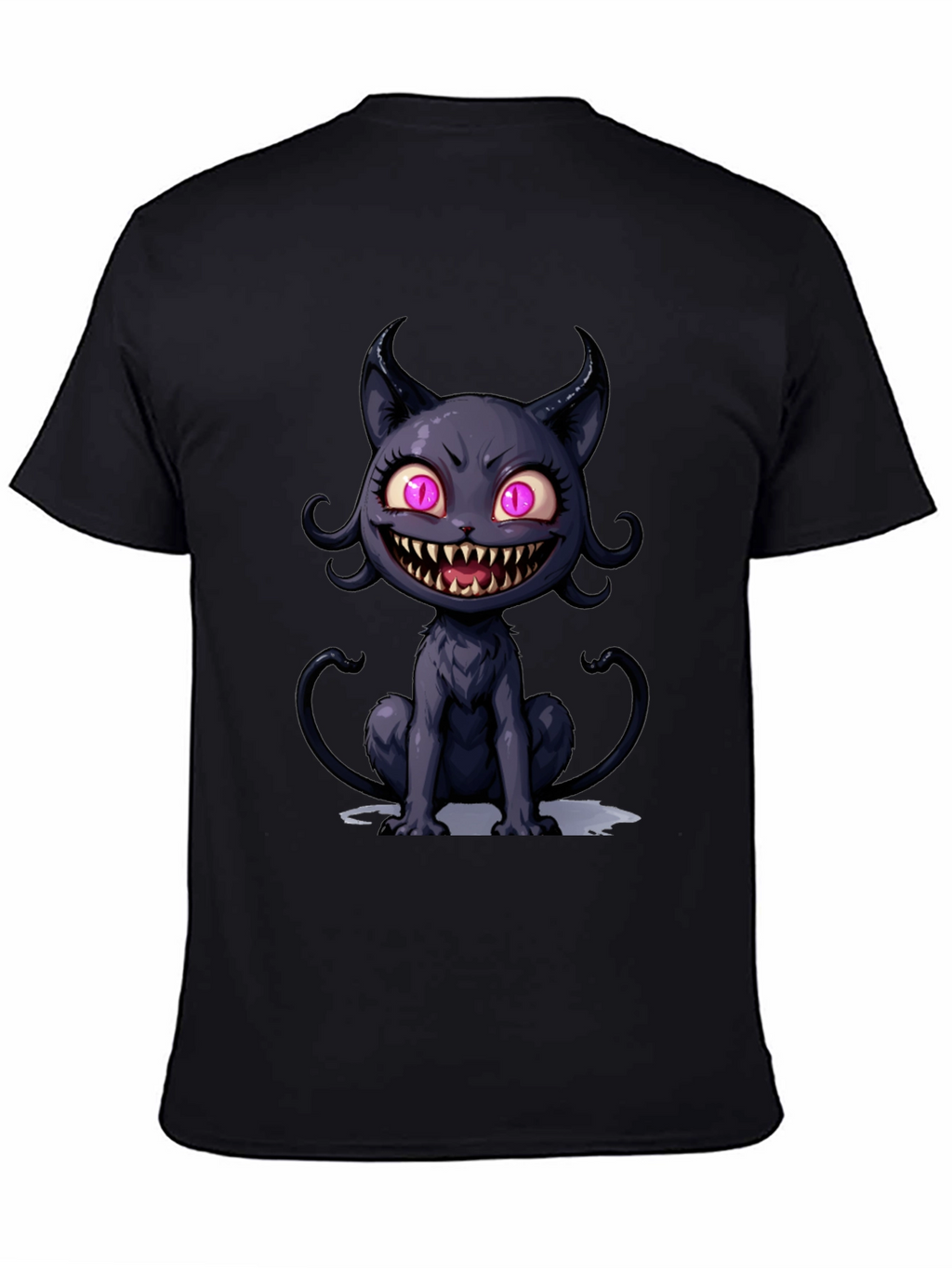 Creepy Cat T-Shirt - Halloween Apparel