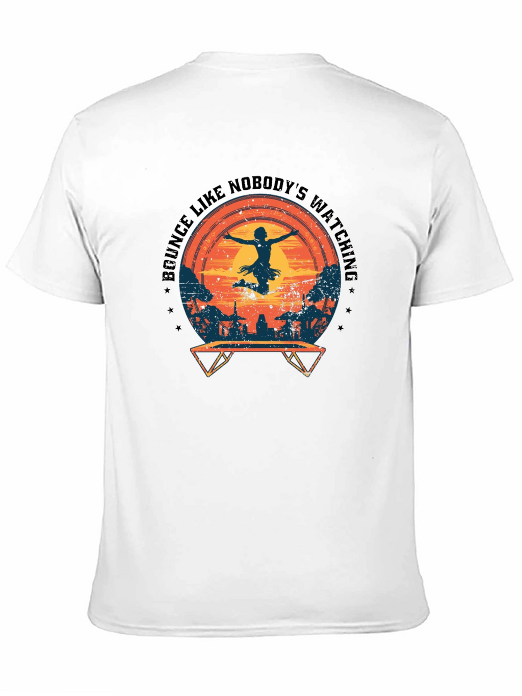 Bounce Like Nobodys Watching Black T-Shirt