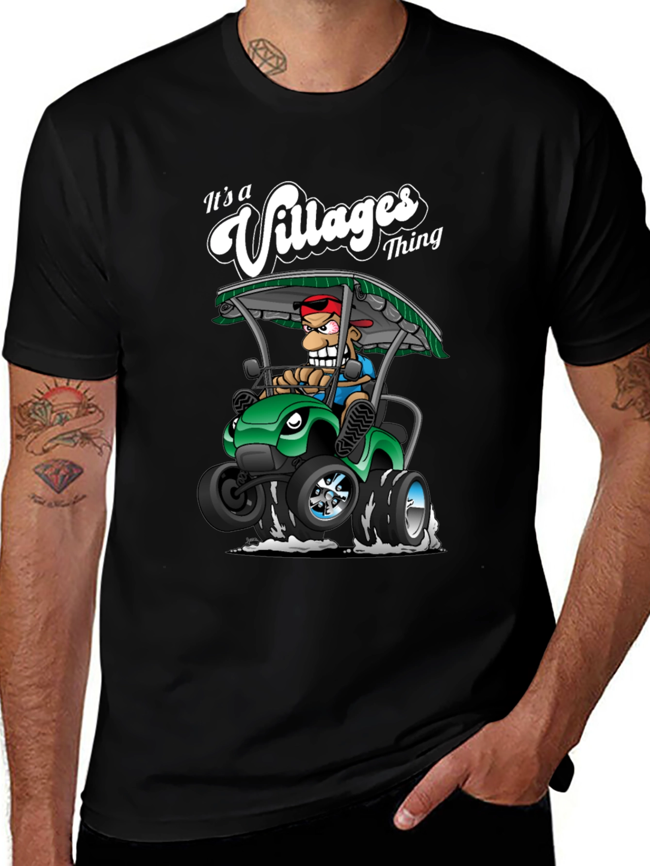 Its a Villages Thing T-Shirt - Humorous Golf Cart Design