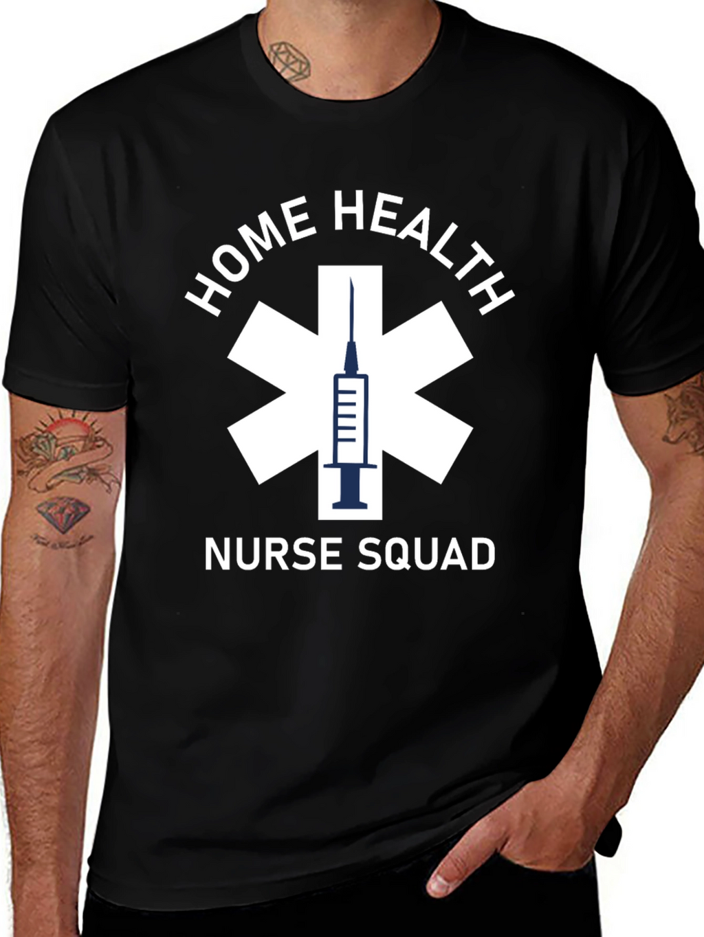 Home Health Nurse Squad Graphic Tee