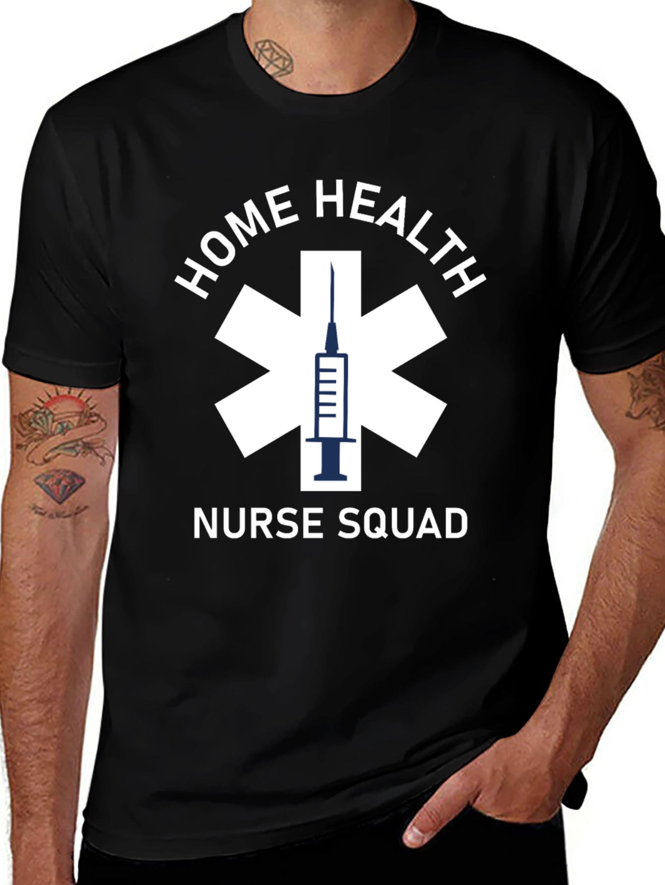 Home Health Nurse Squad Graphic Tee