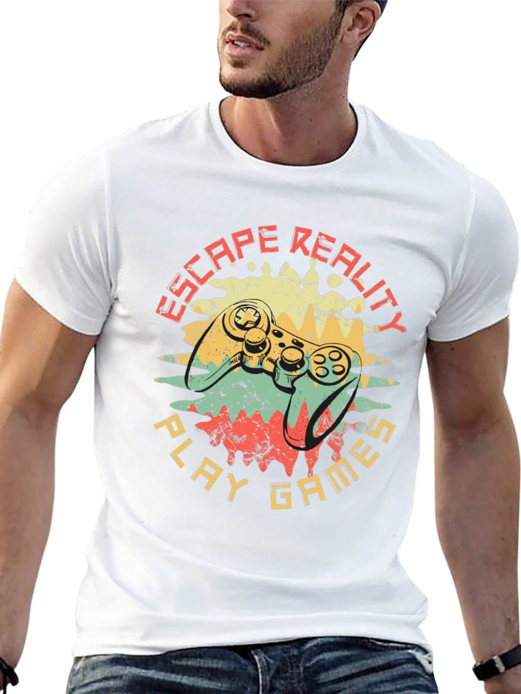 Escape Reality Game Controller Graphic Tee