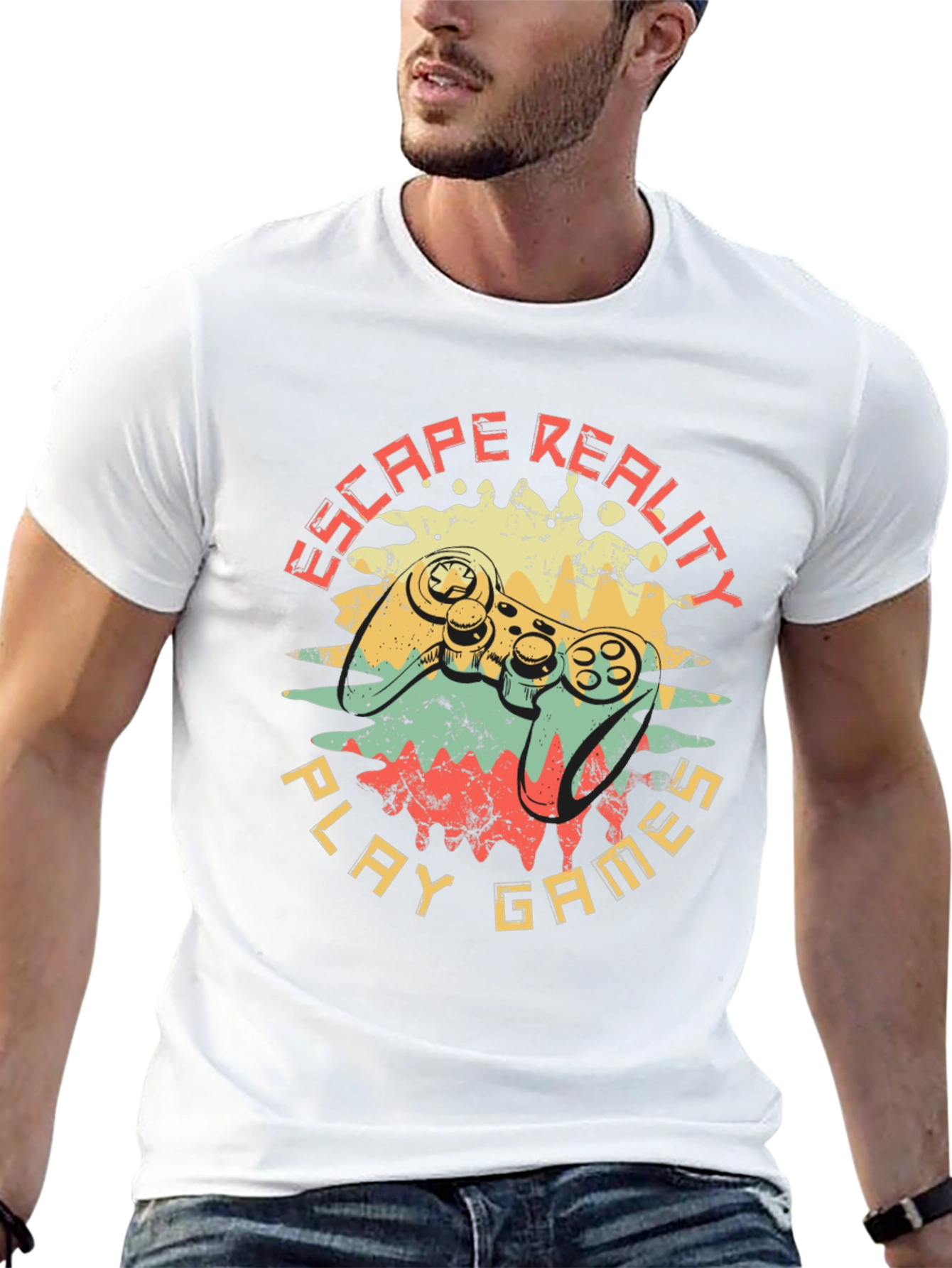 Escape Reality Game Controller Graphic Tee
